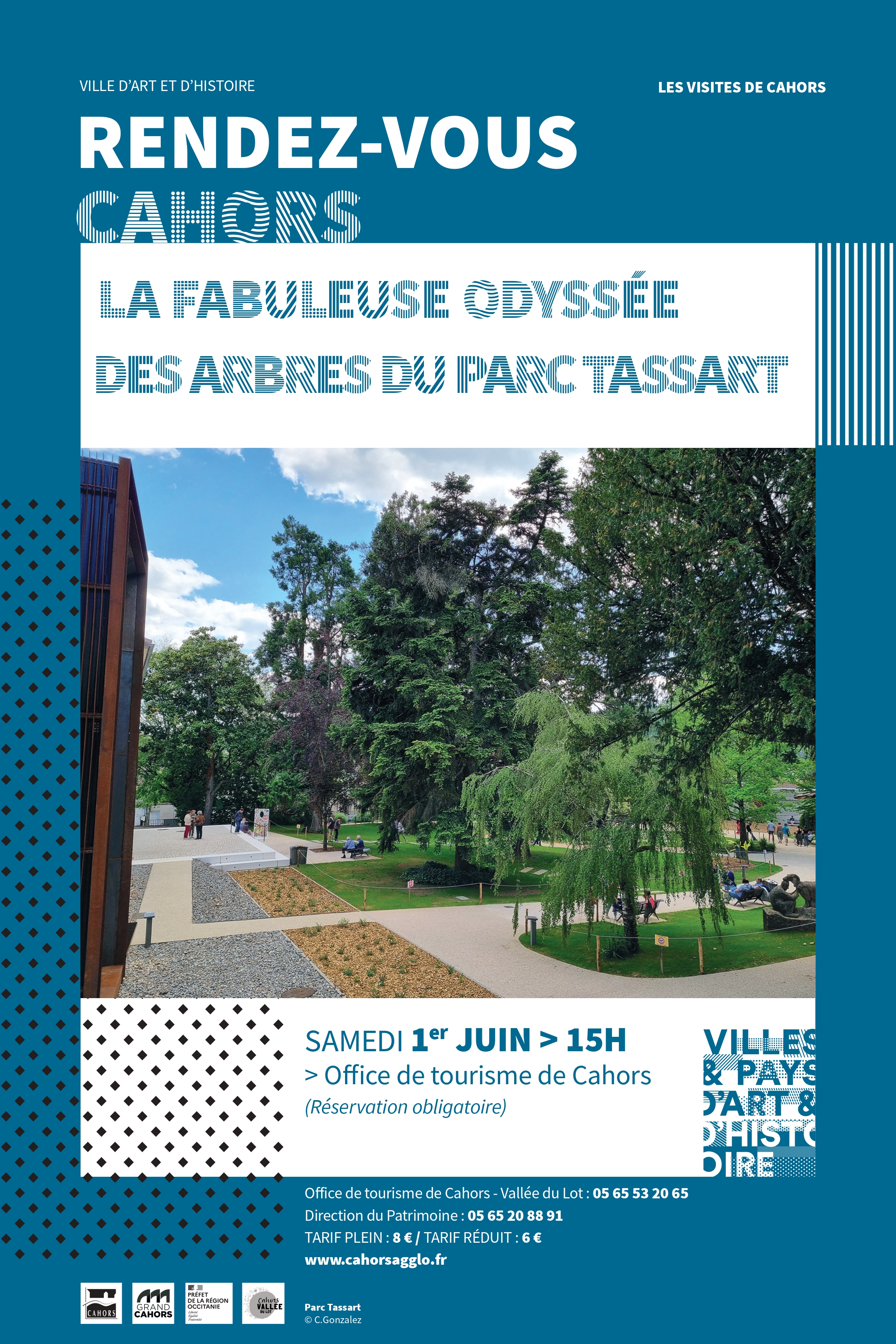Visite guidée : La fabuleuse odyssée des arbres du Parc Tassart  France Occitanie Lot Cahors 46000