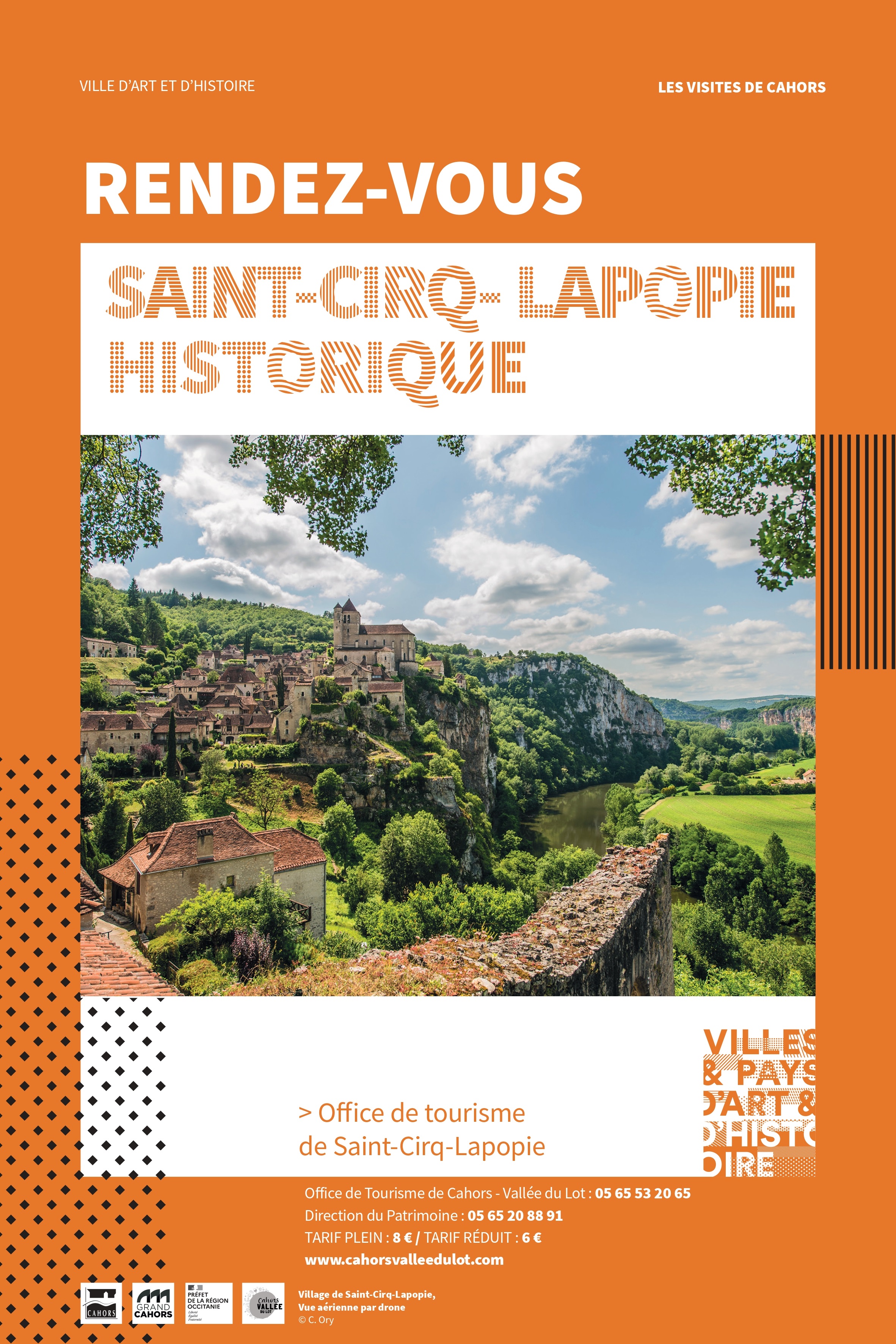 Visite guidée : Saint-Cirq Lapopie historique  France Occitanie Lot Saint-Cirq-Lapopie 46330
