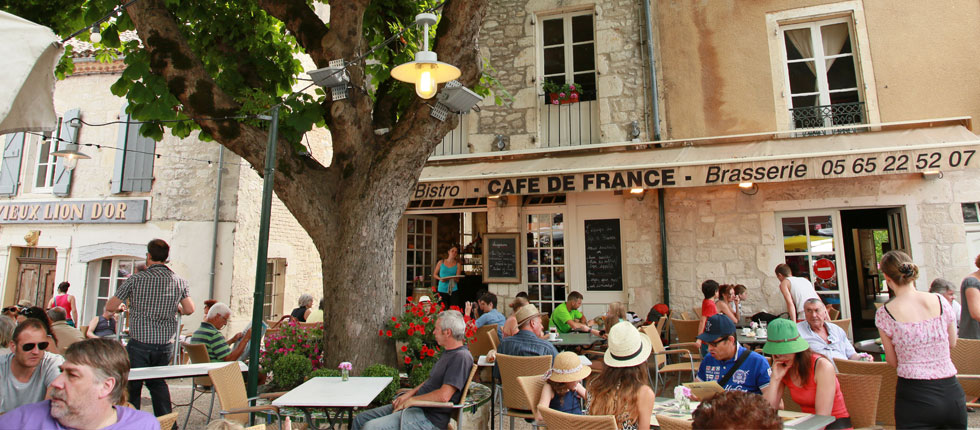 Restaurant Café de France  France Occitanie Lot Montcuq-en-Quercy-Blanc 46800