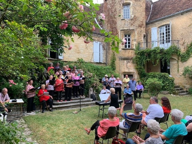 chorale Jouez et Chantez au château Lacoste de Salviac - 2022