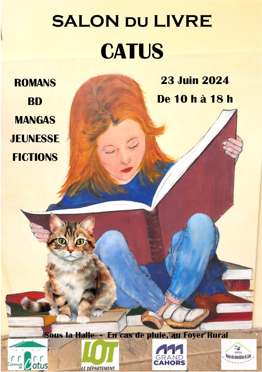 Salon du livre à Catus Le 23 juin 2024