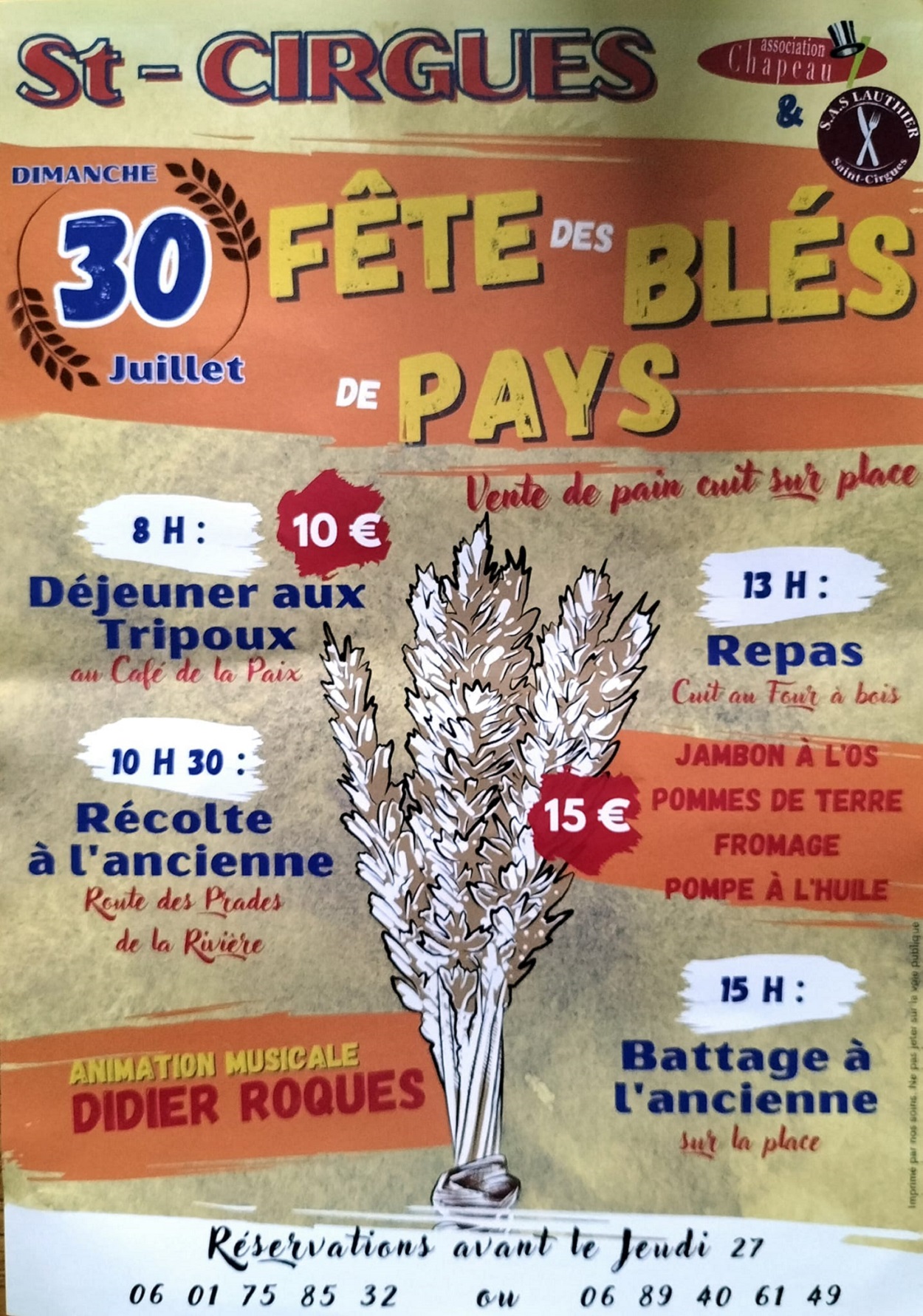 Fête des blés de pays  à Saint-Cirgues  France Occitanie Lot Saint-Cirgues 46210