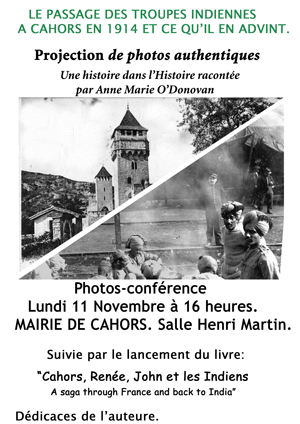 Conférence troupes indiennes