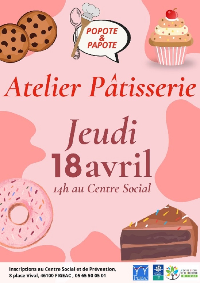 Atelier Cuisine : Popote et Papote, pâtisserie  France Occitanie Lot Figeac 46100