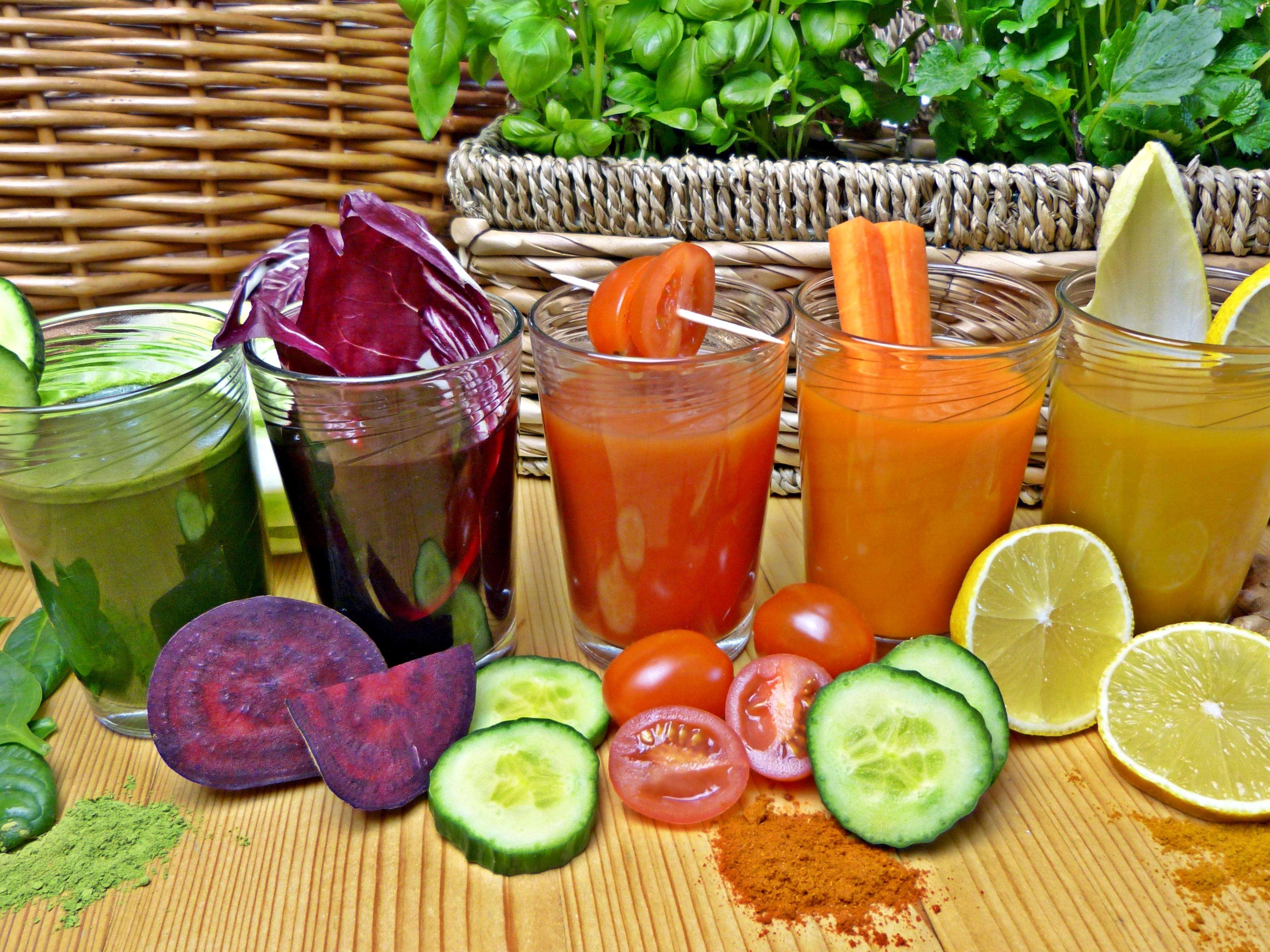 jus de fruits et legumes detox
