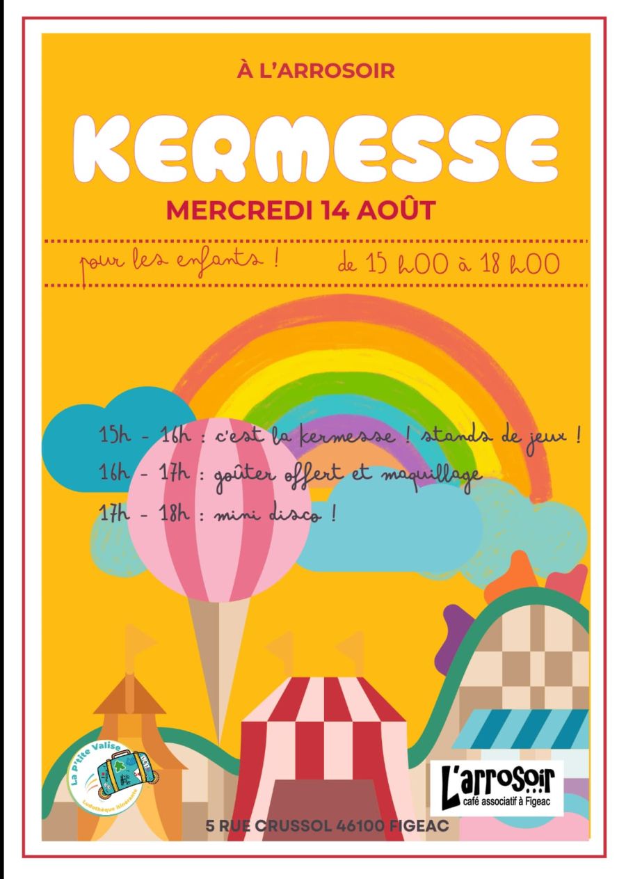 Kermesse des enfants à l'Arrosior Figeac