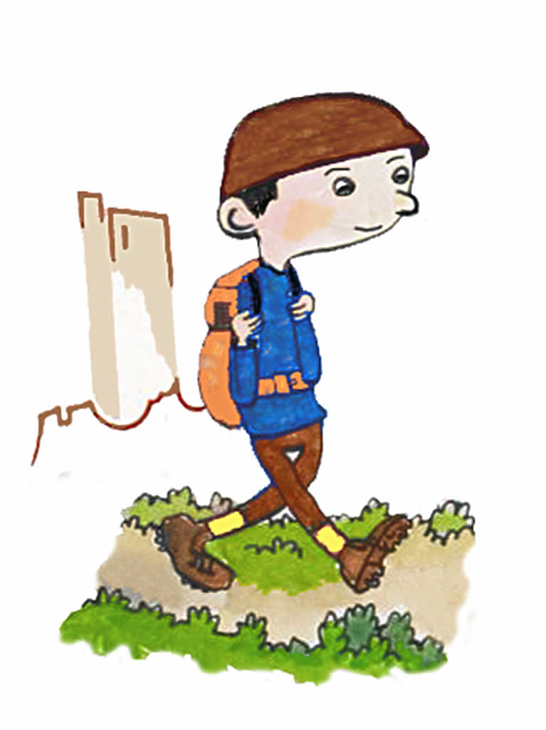 Randonnée pédestre à Saint-Pantaléon