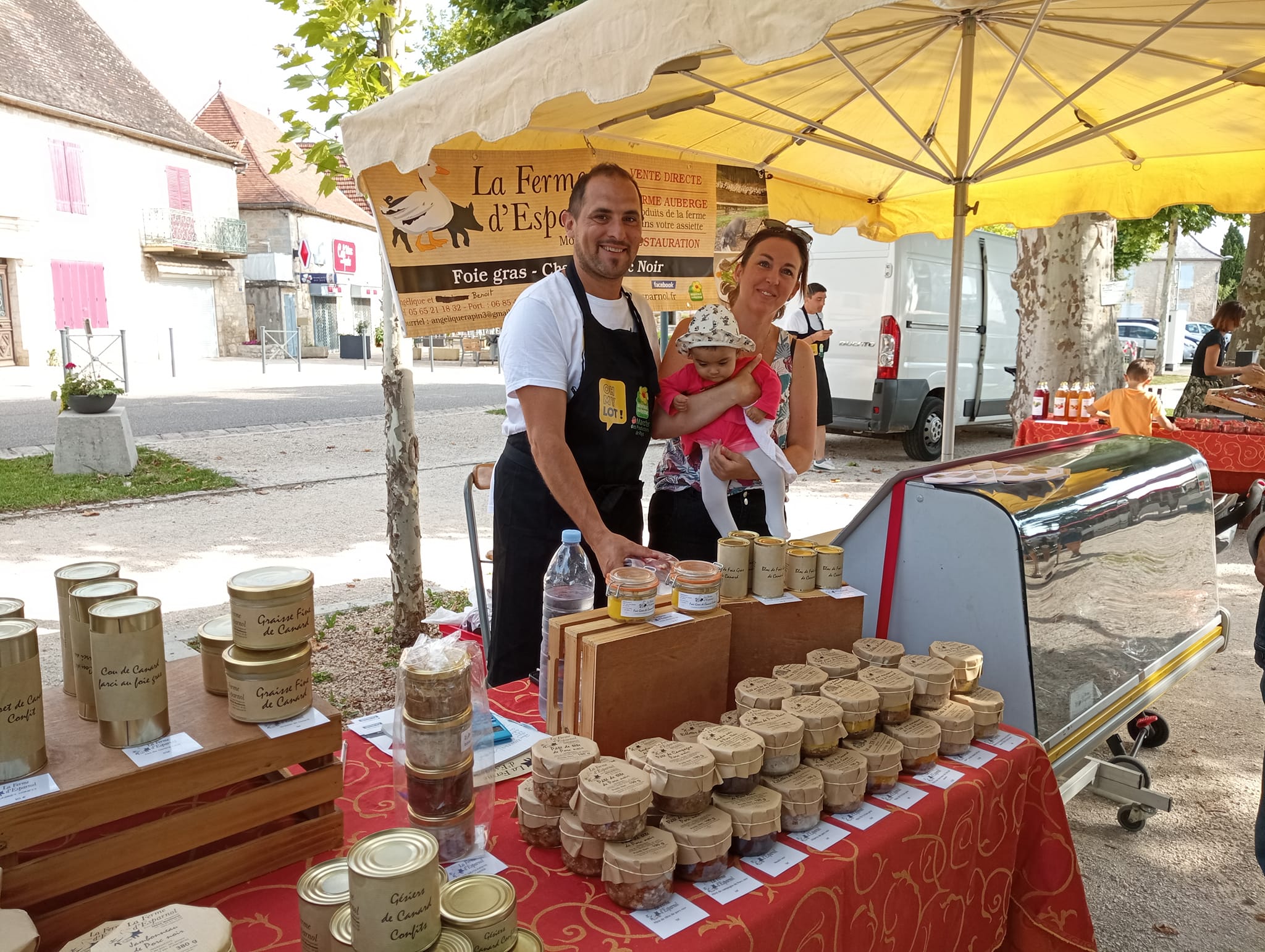 Marché des producteurs à Labastide-Murat