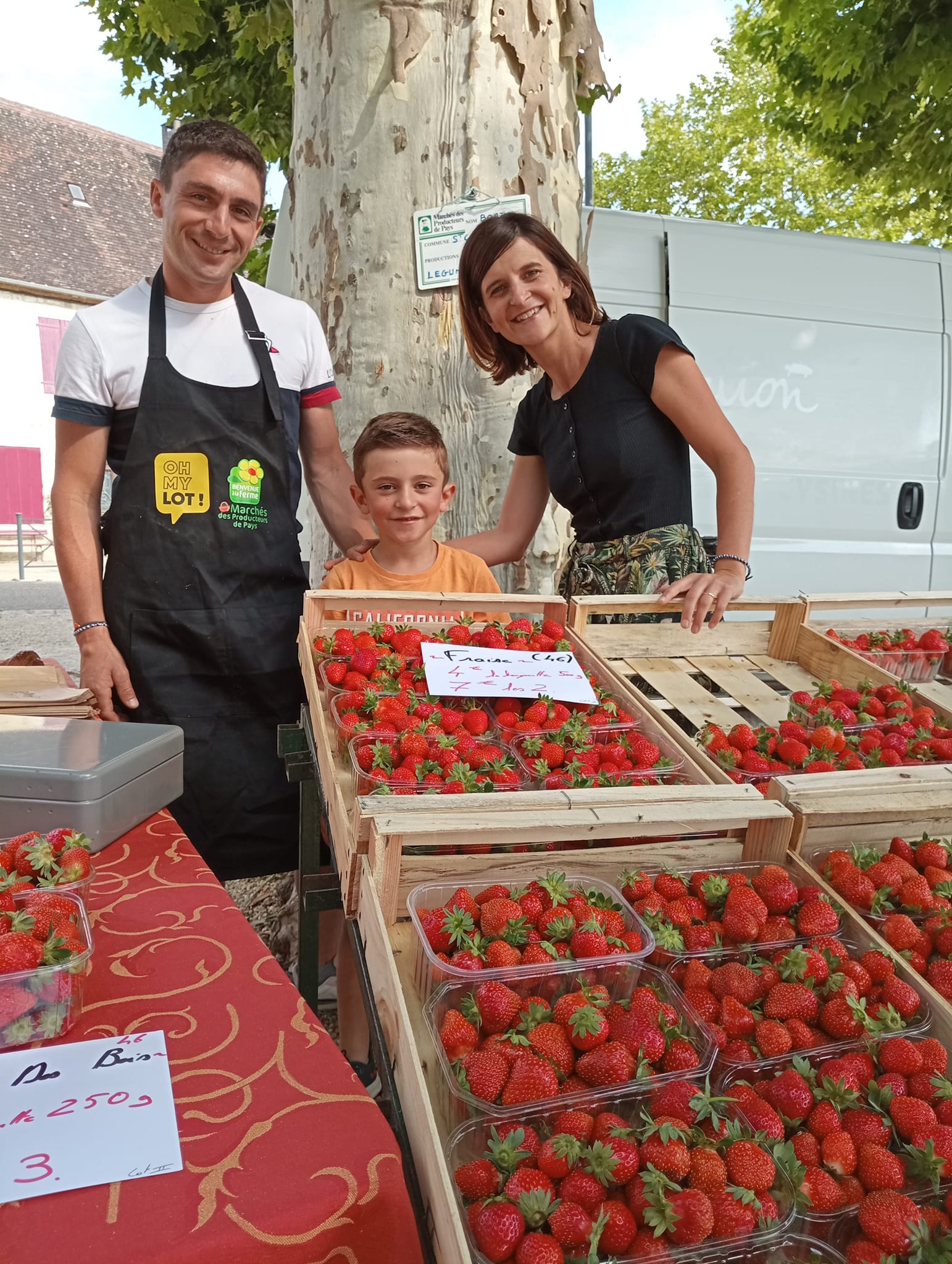 Marché des producteurs à Labastide-Murat
