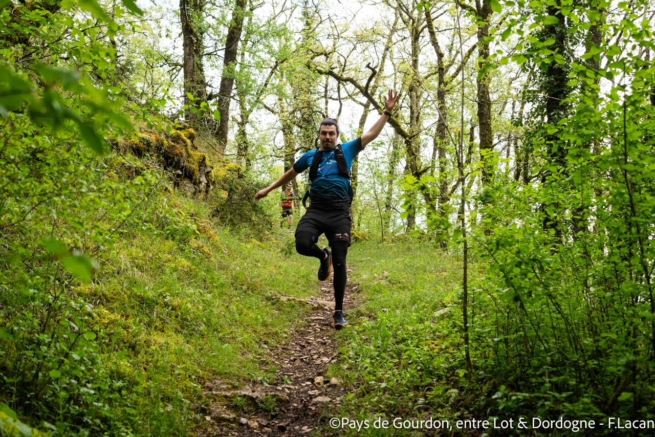Trail descente de Mazou - Salviac