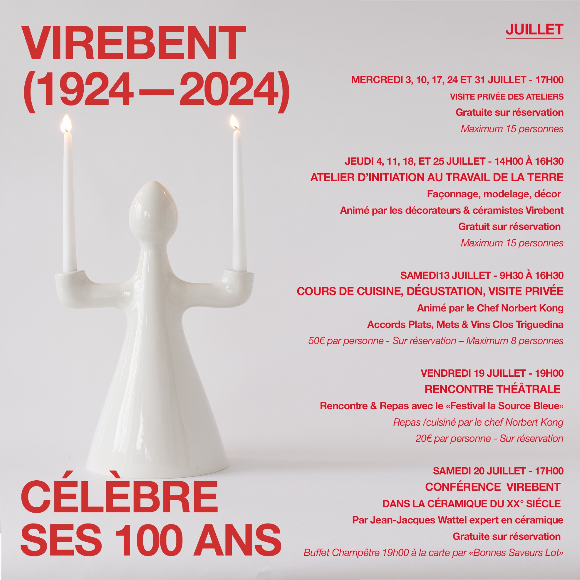 1924 - 2024: Les 100 ans de Virebent: Conférence "La dynastie Virebent" null France null null null null