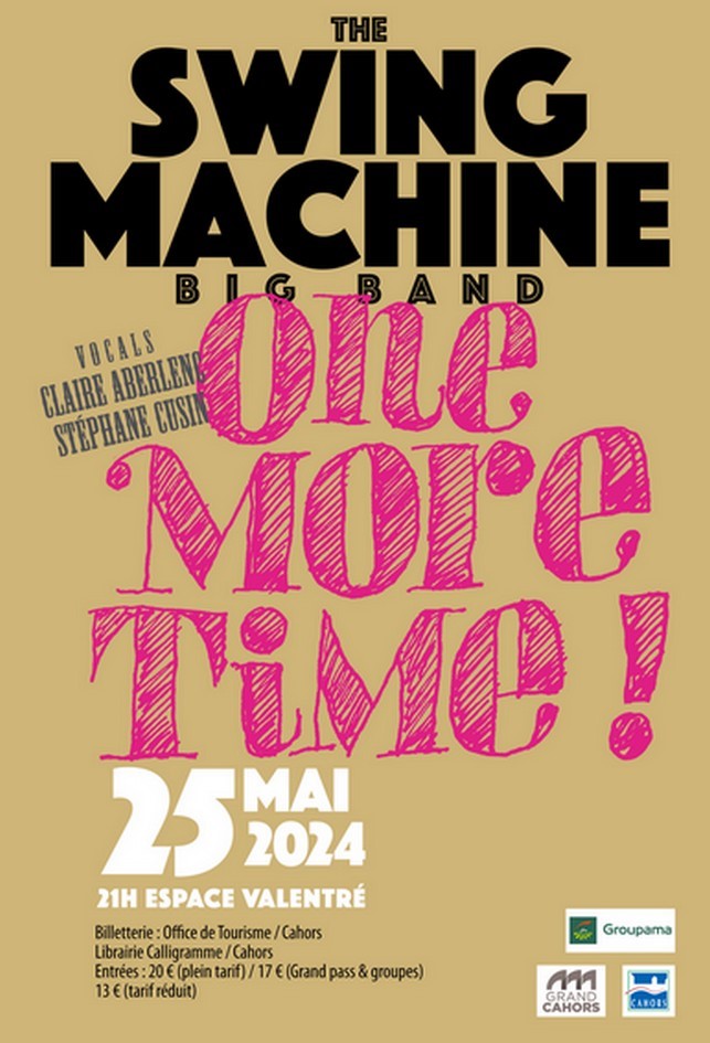 Figeac : Concert du Swing Machine Big Band « One more time !»