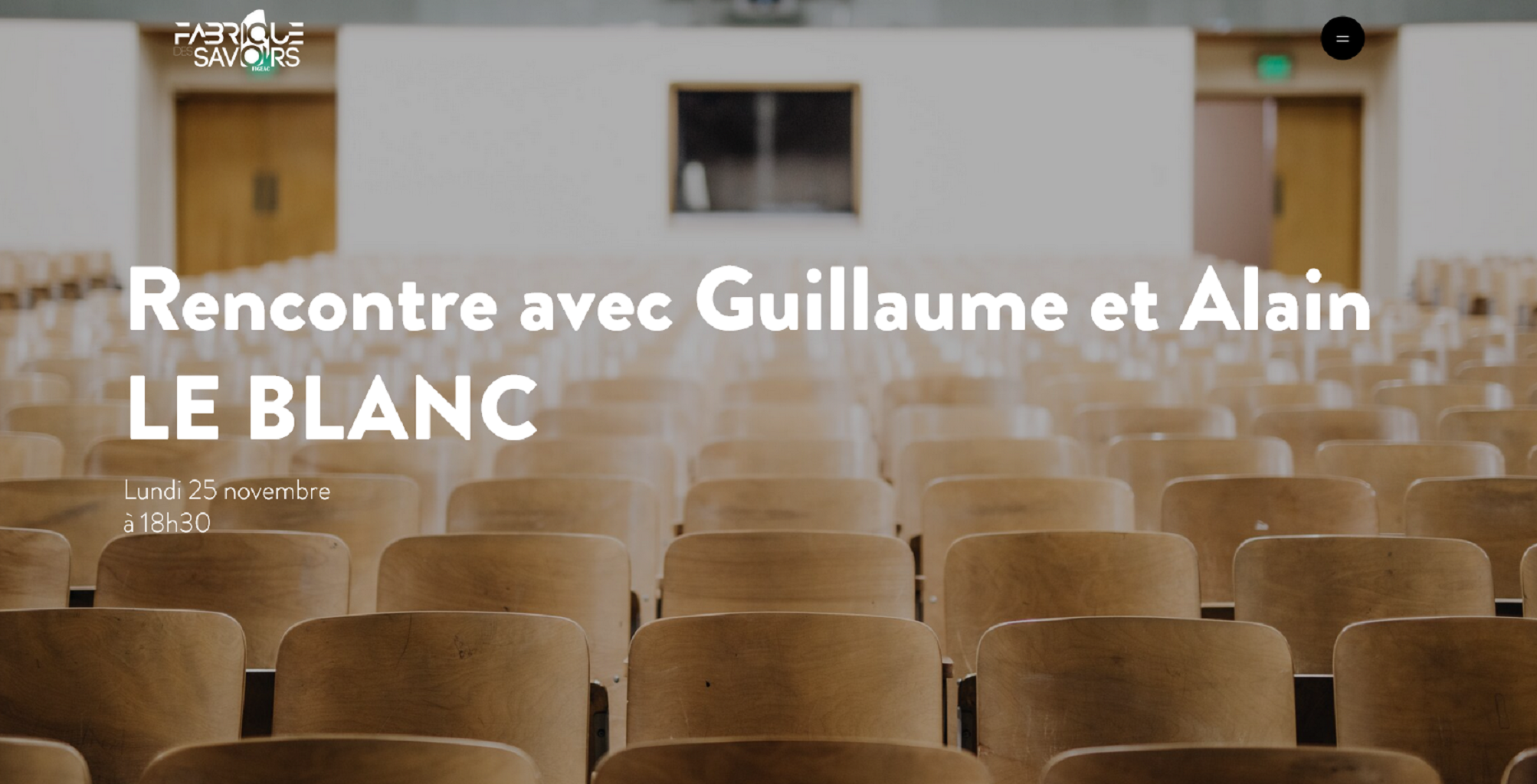 Conférence par Guillaume LE BLANC et  Alain LE BLANC