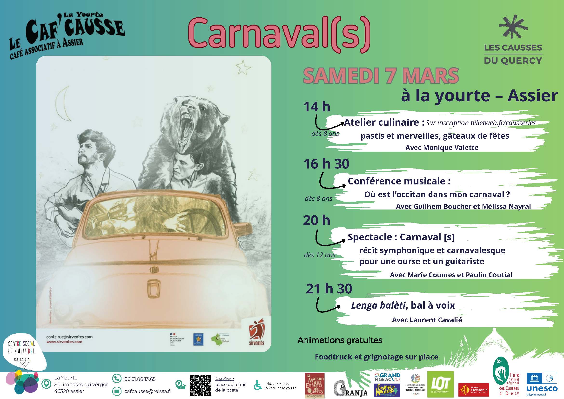 Figeac : CARNAVAL(S) - Spectacle, conférence, atelier…