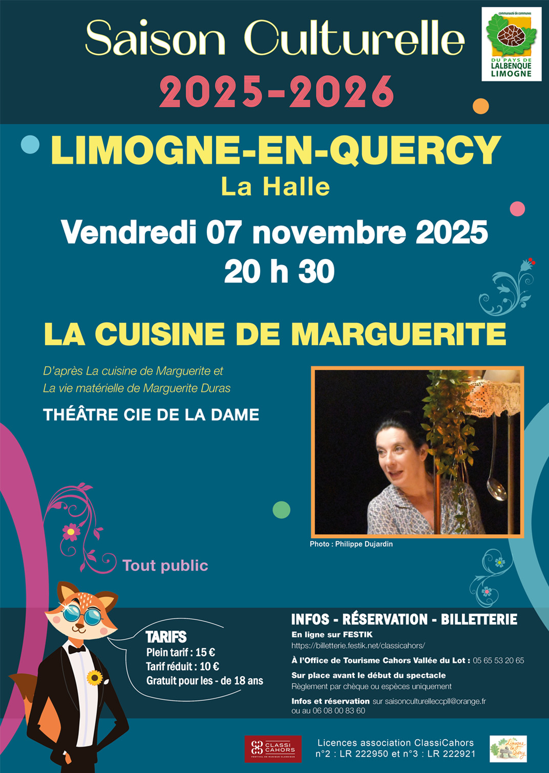 Figeac : Saison culturelle Lalbenque-Limogne : théâtre 