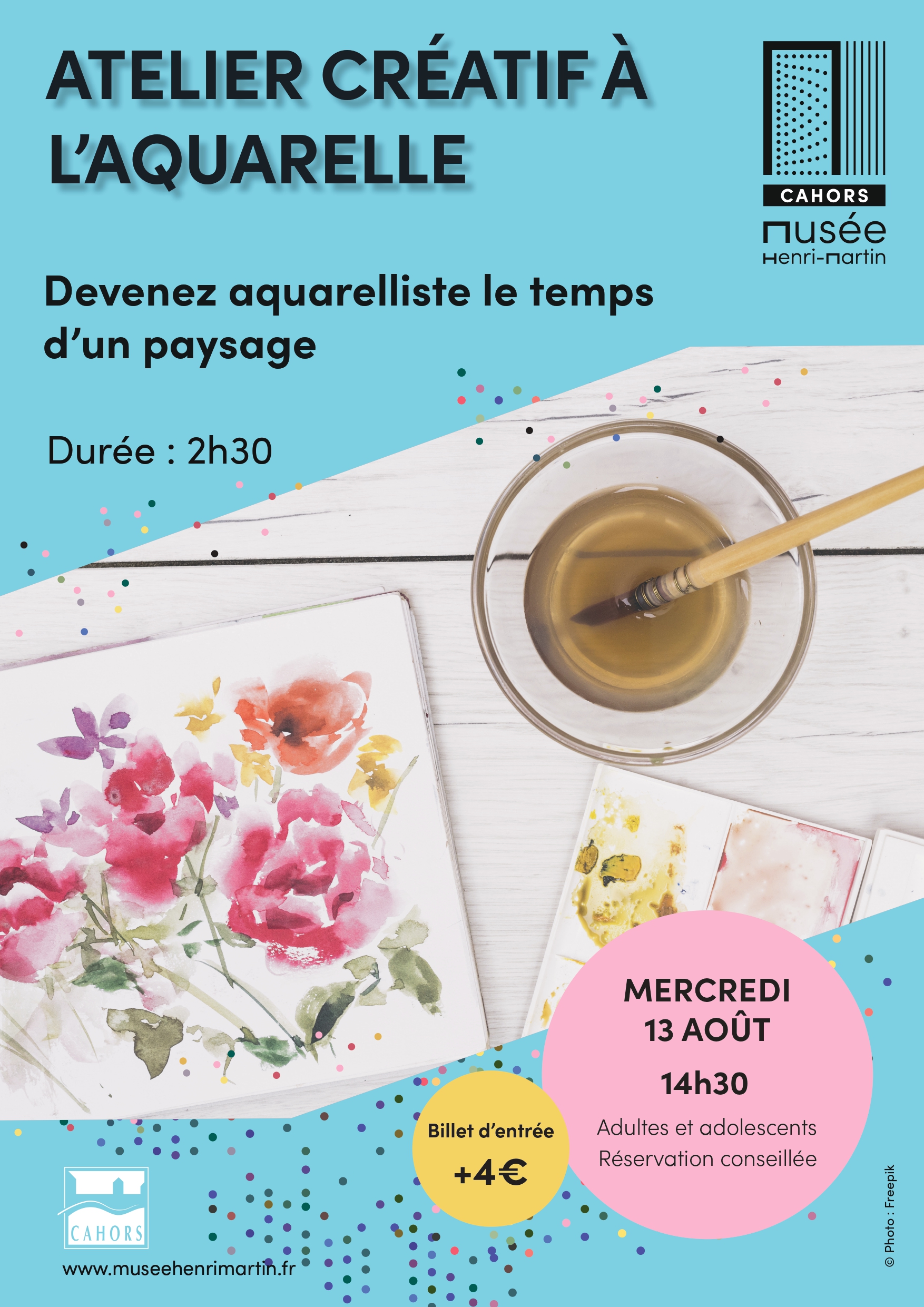 Atelier paysage à l’aquarelle