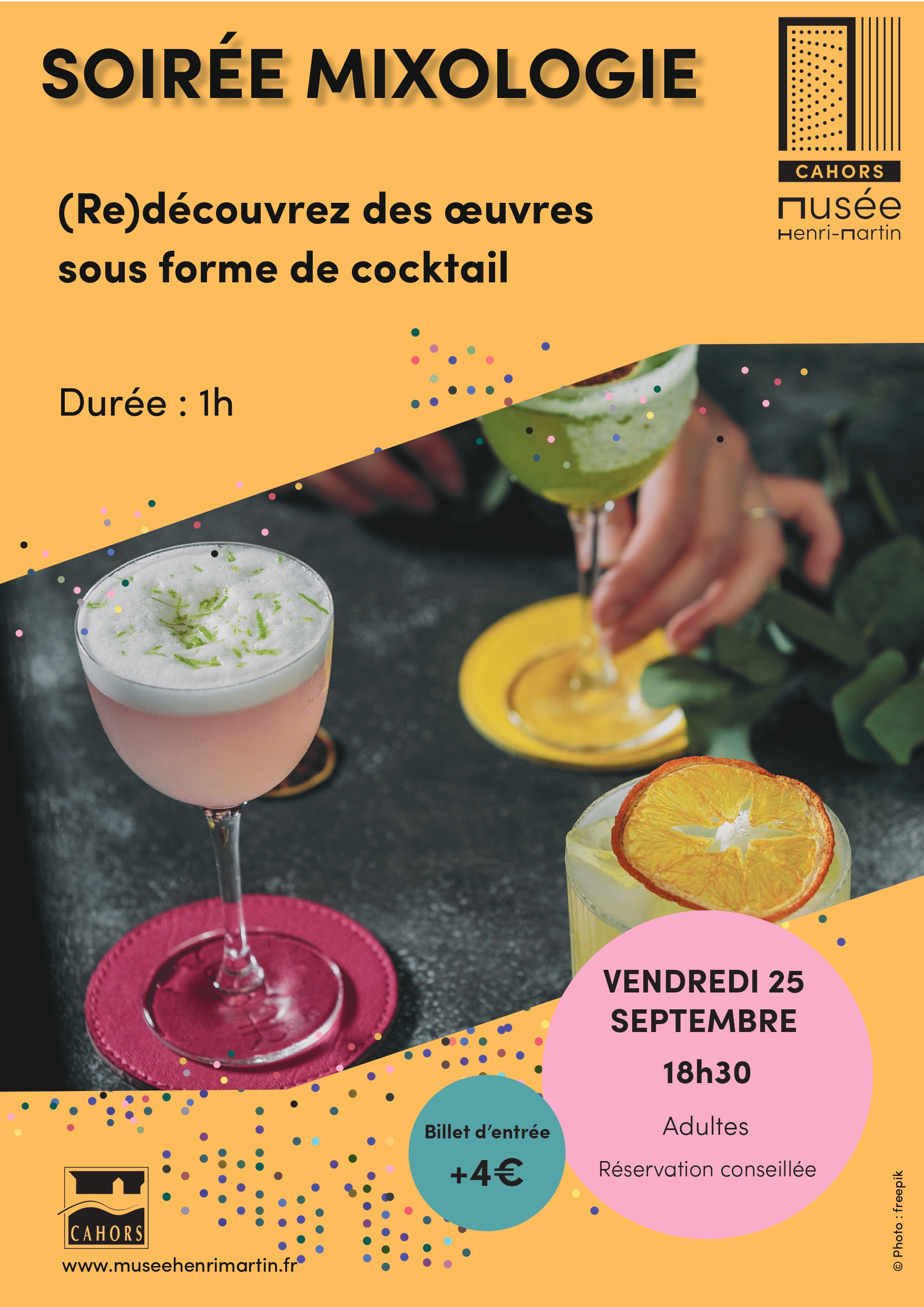 Figeac : Soirée mixologie au Musée Henri-Martin