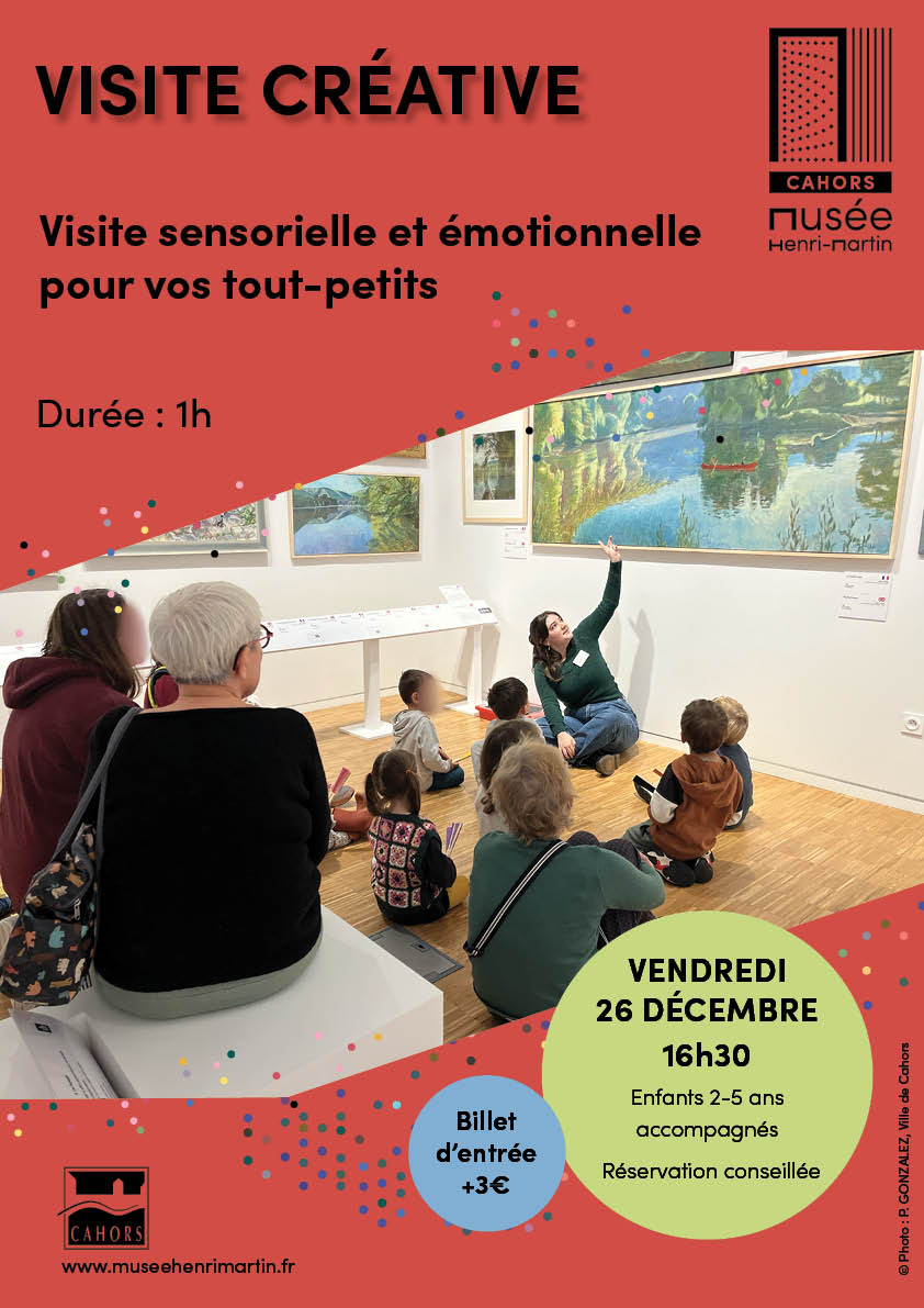 Figeac : Visite créative en famille pour les tout-petits au Musée Henri-Martin