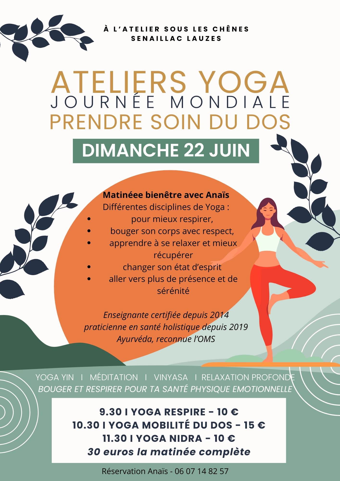 Figeac : Ateliers Yoga