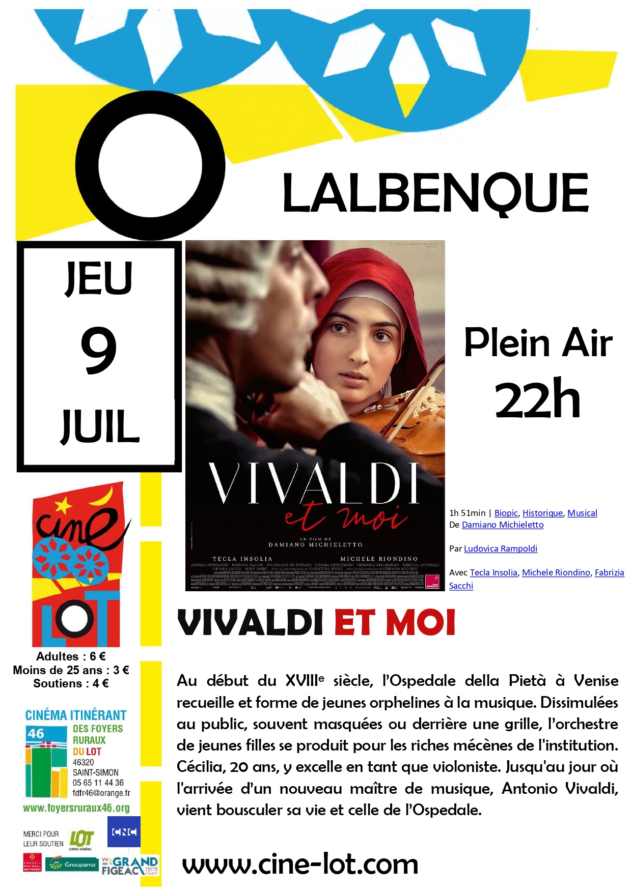 Figeac : Ciné-Lot en plein air : 