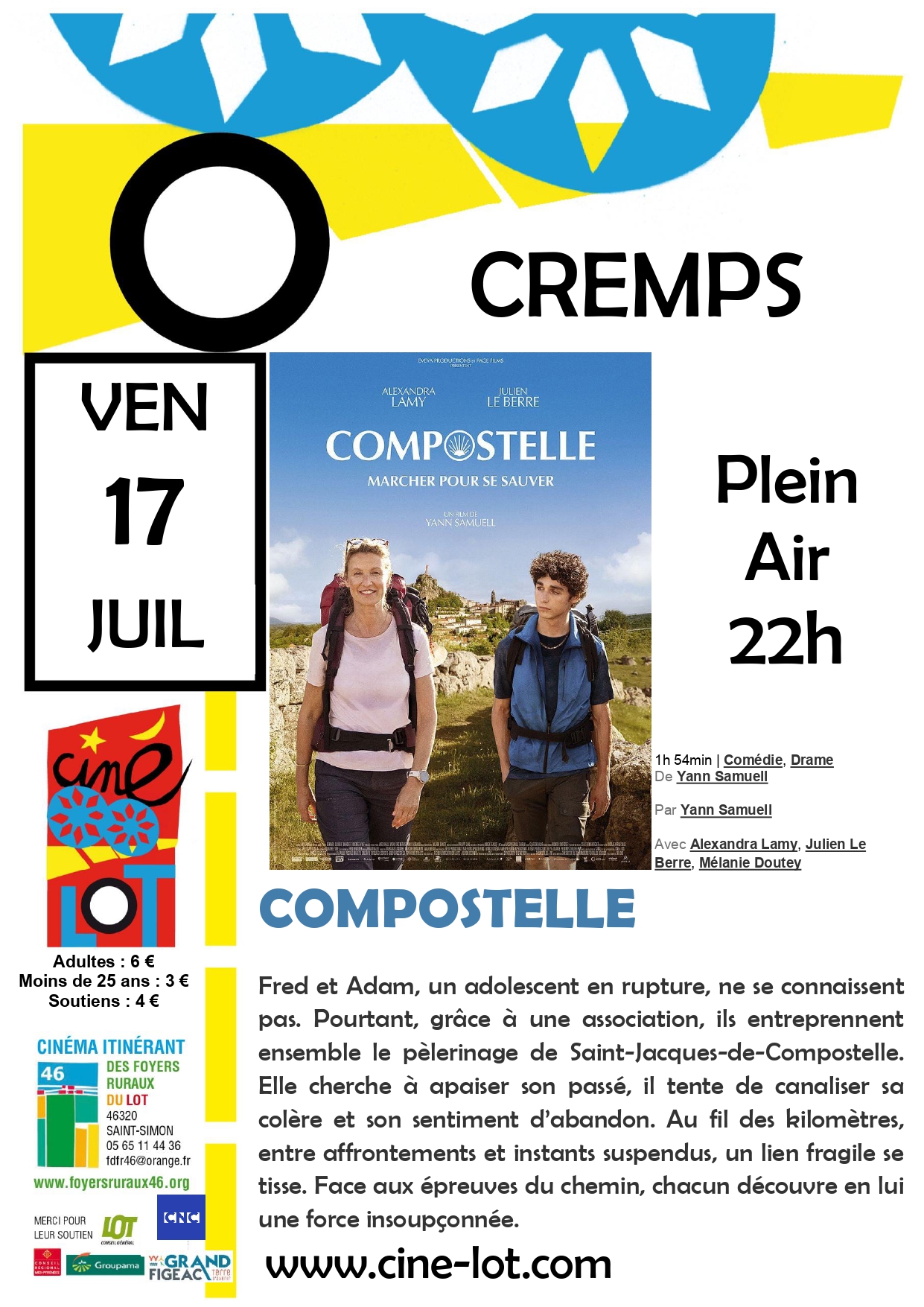 Figeac : Ciné-Lot en plein air : 