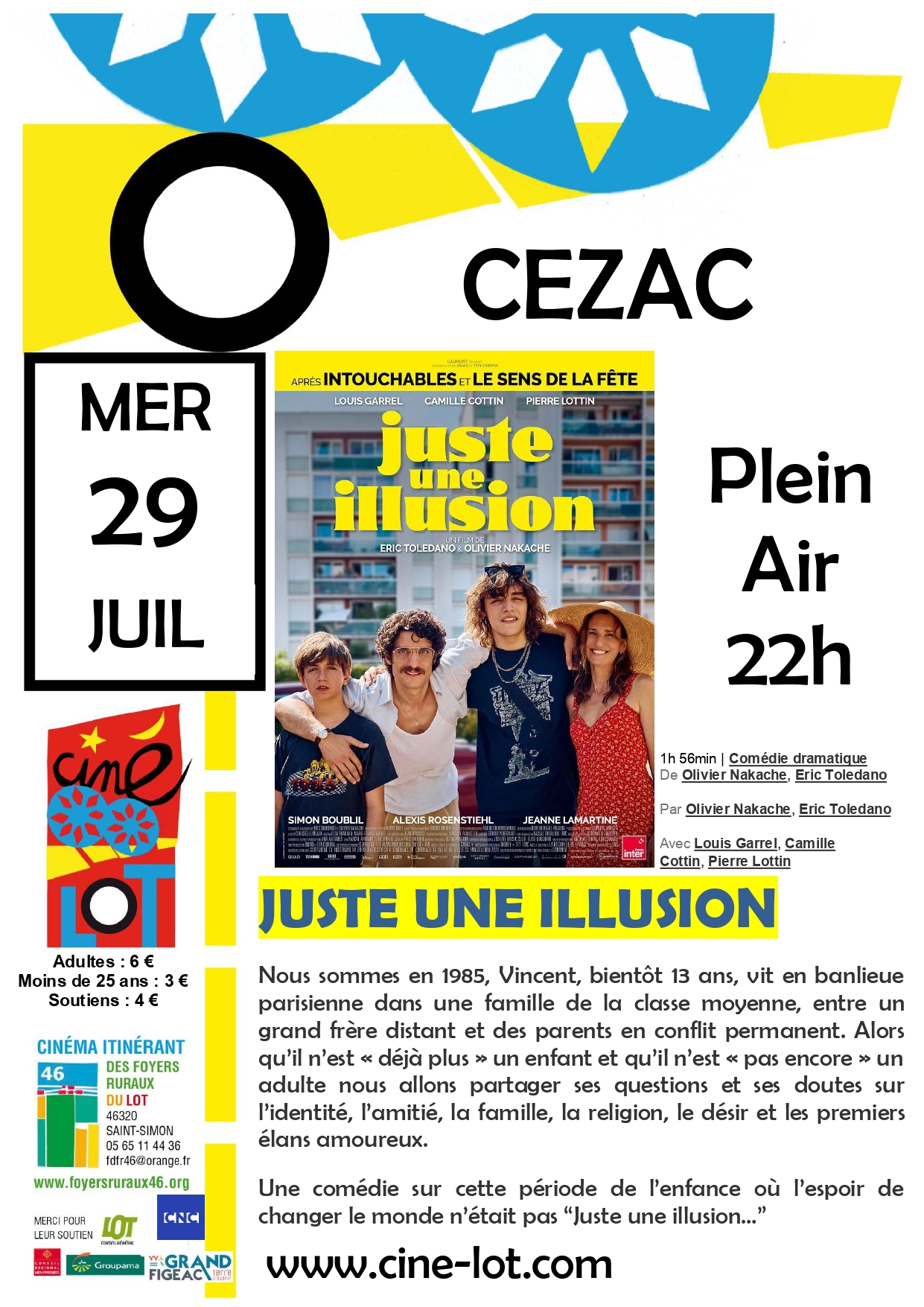 Figeac : Ciné-Lot en plein air : 
