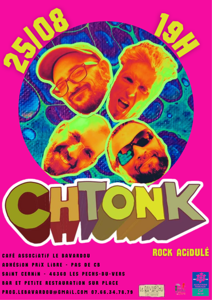 Figeac : Concert au Bavardou : Chtonk
