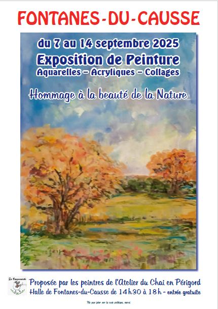 Figeac : Exposition de peinture à Fontanes-du-Causse