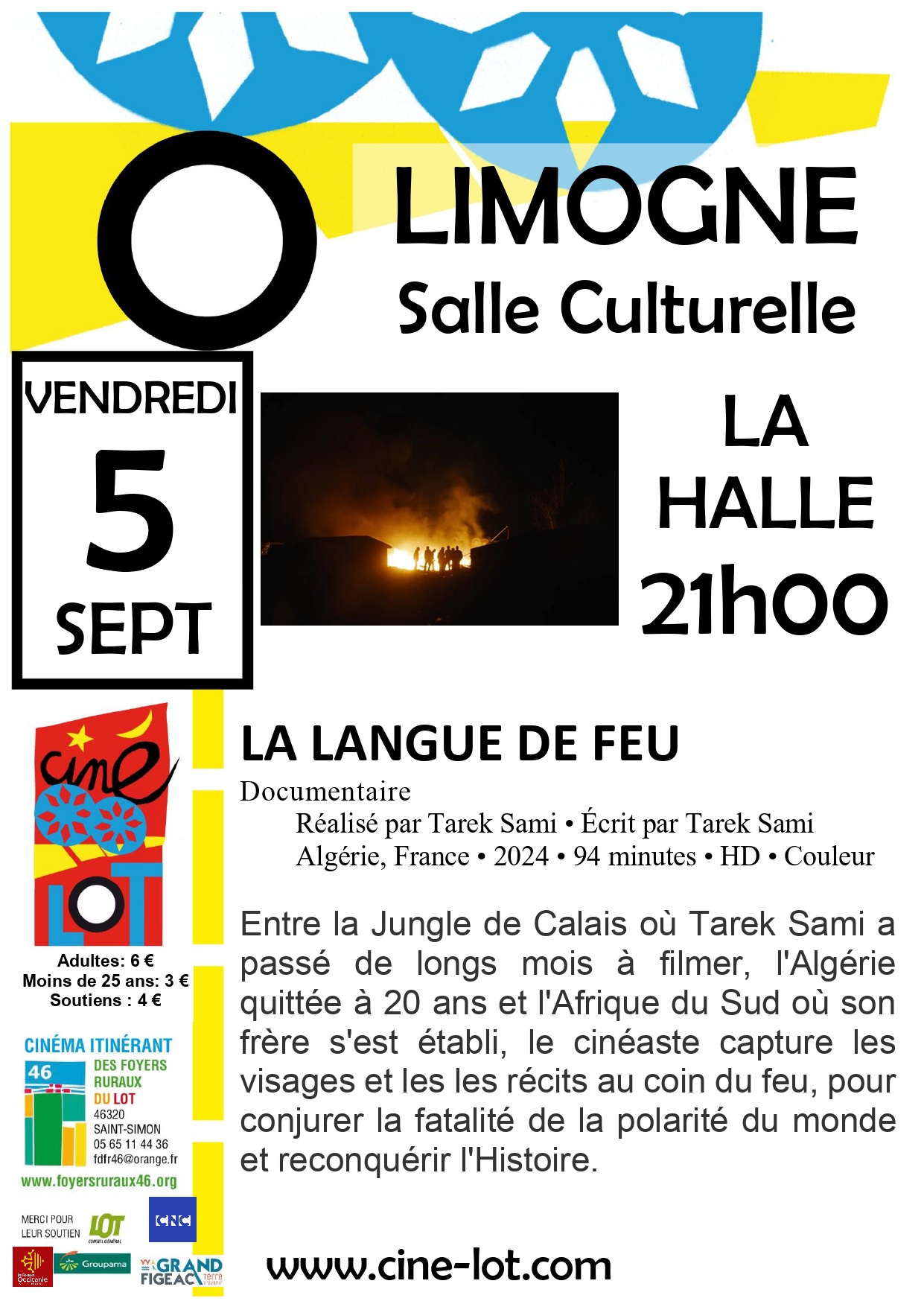 Figeac : Ciné-Lot : Documentaire La Langue de feu