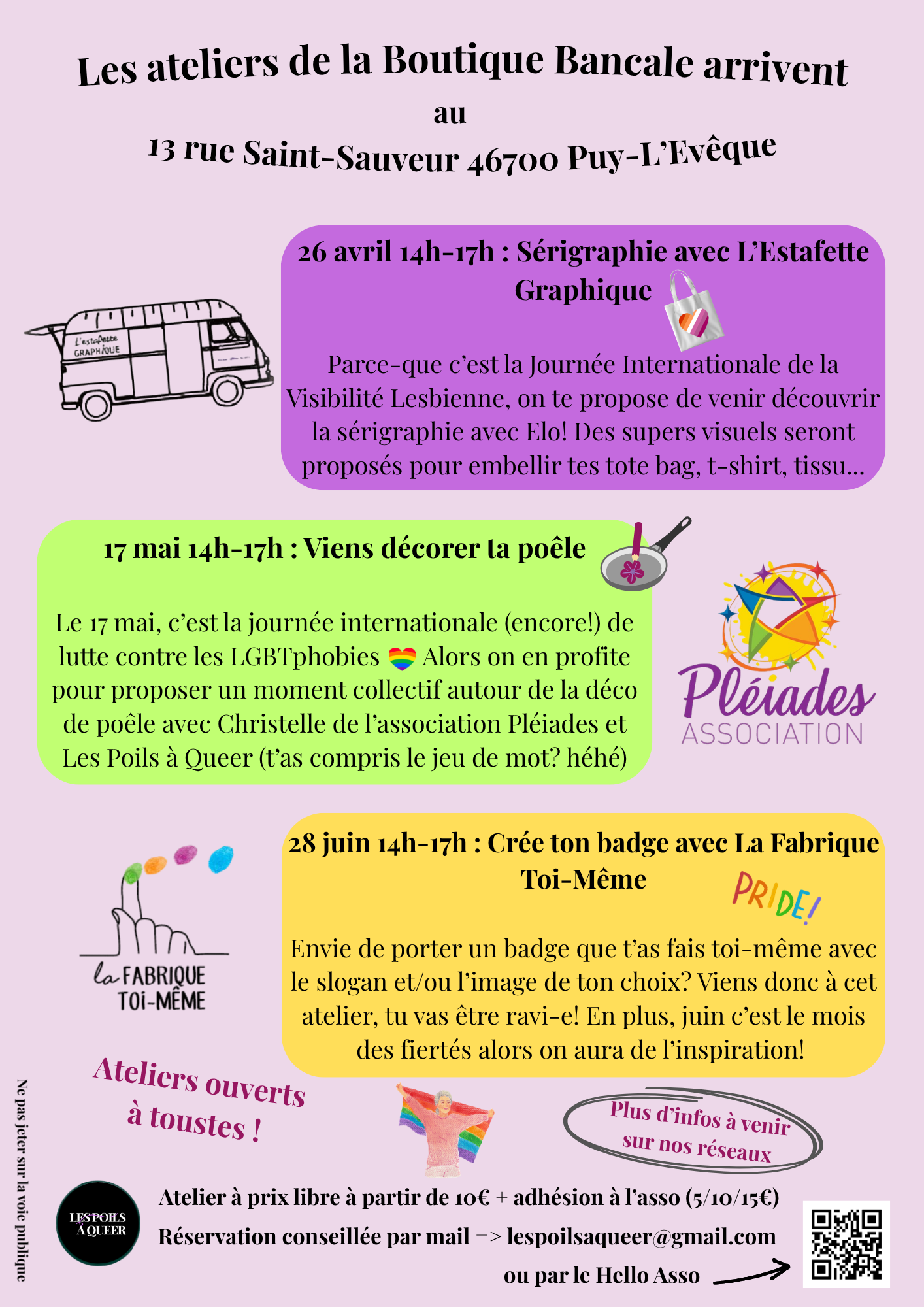 Figeac : Viens décorer ta poêle à la Boutique Bancale