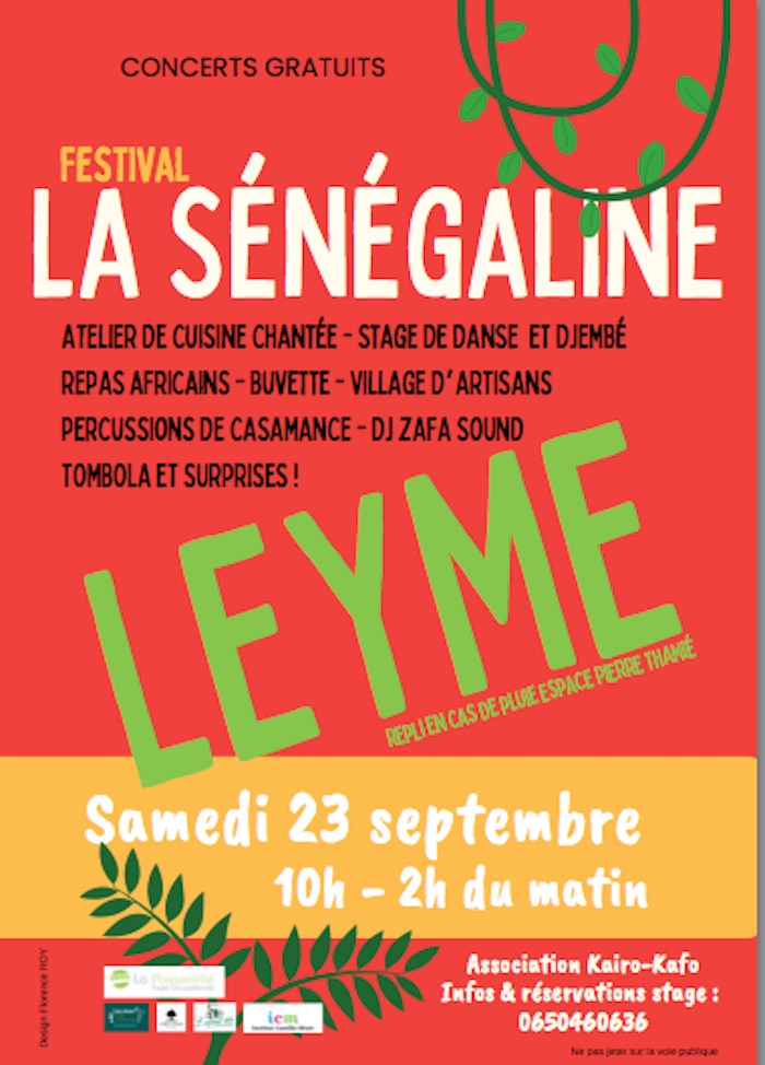 Figeac : Festival la Sénégaline à Leyme