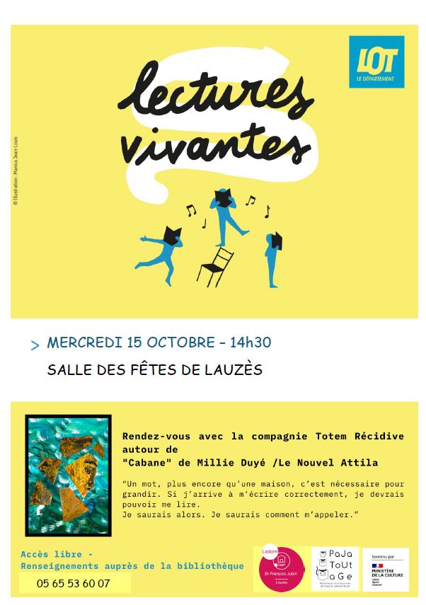 Figeac : Lectures vivantes, à Lauzès