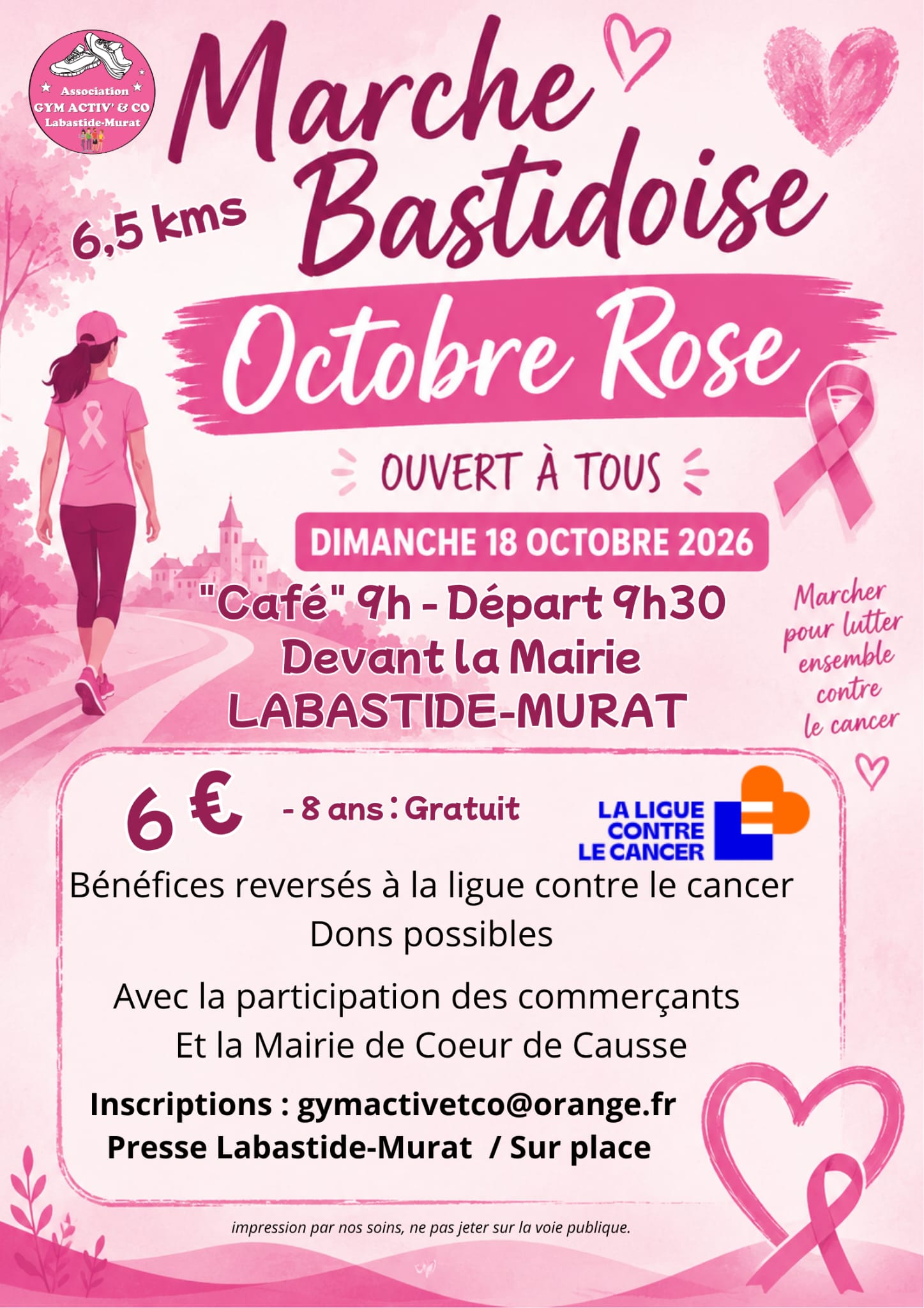 Figeac : Octobre Rose, marche solidaire - 2° édition
