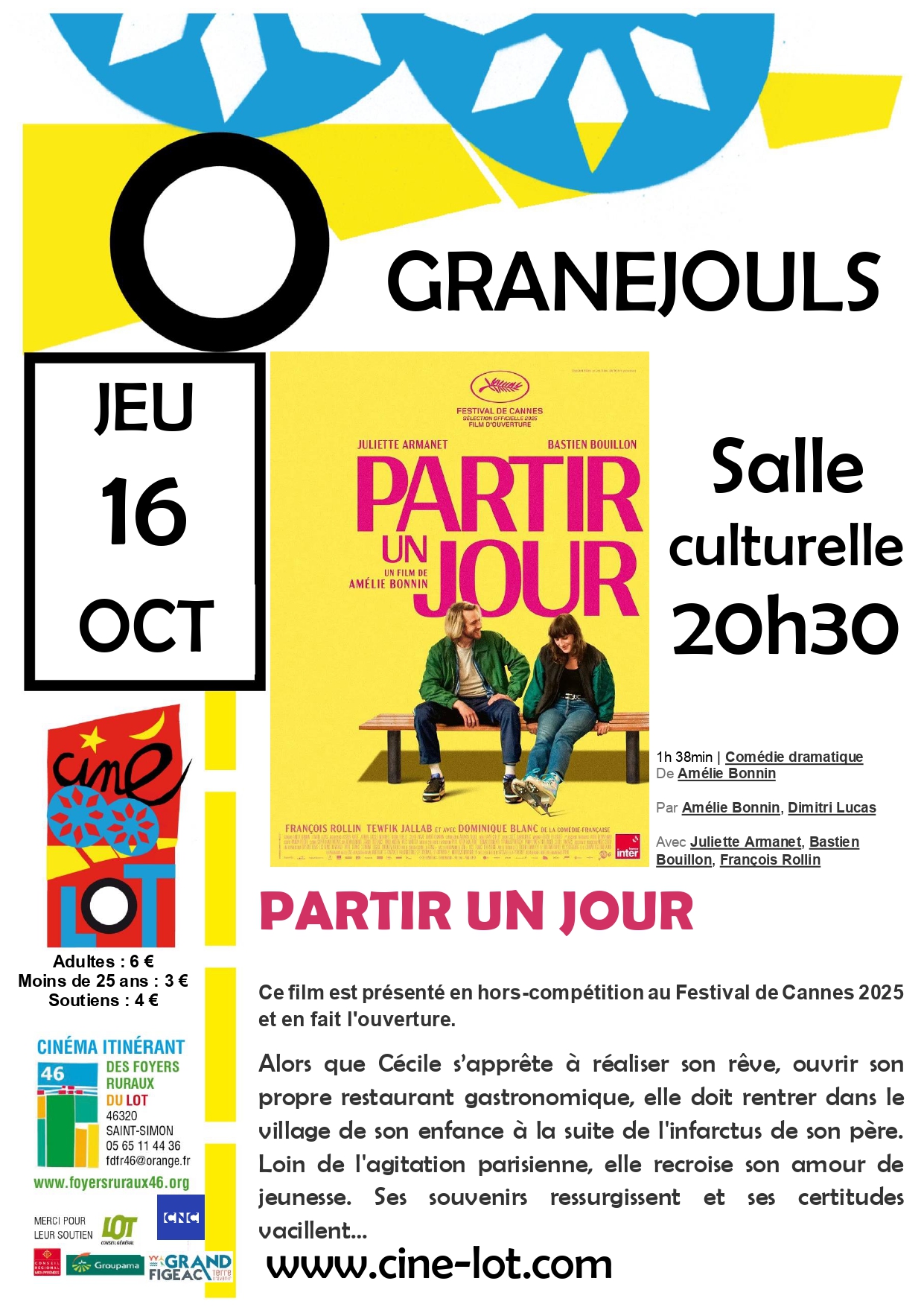 Figeac : Ciné-Lot : Partir un jour