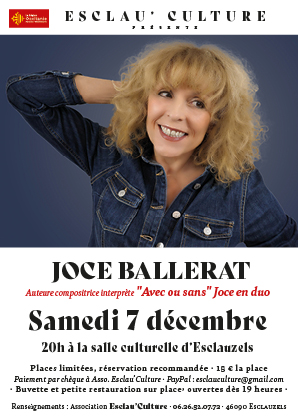 Joce Ballerat en duo “Avec ou sans”