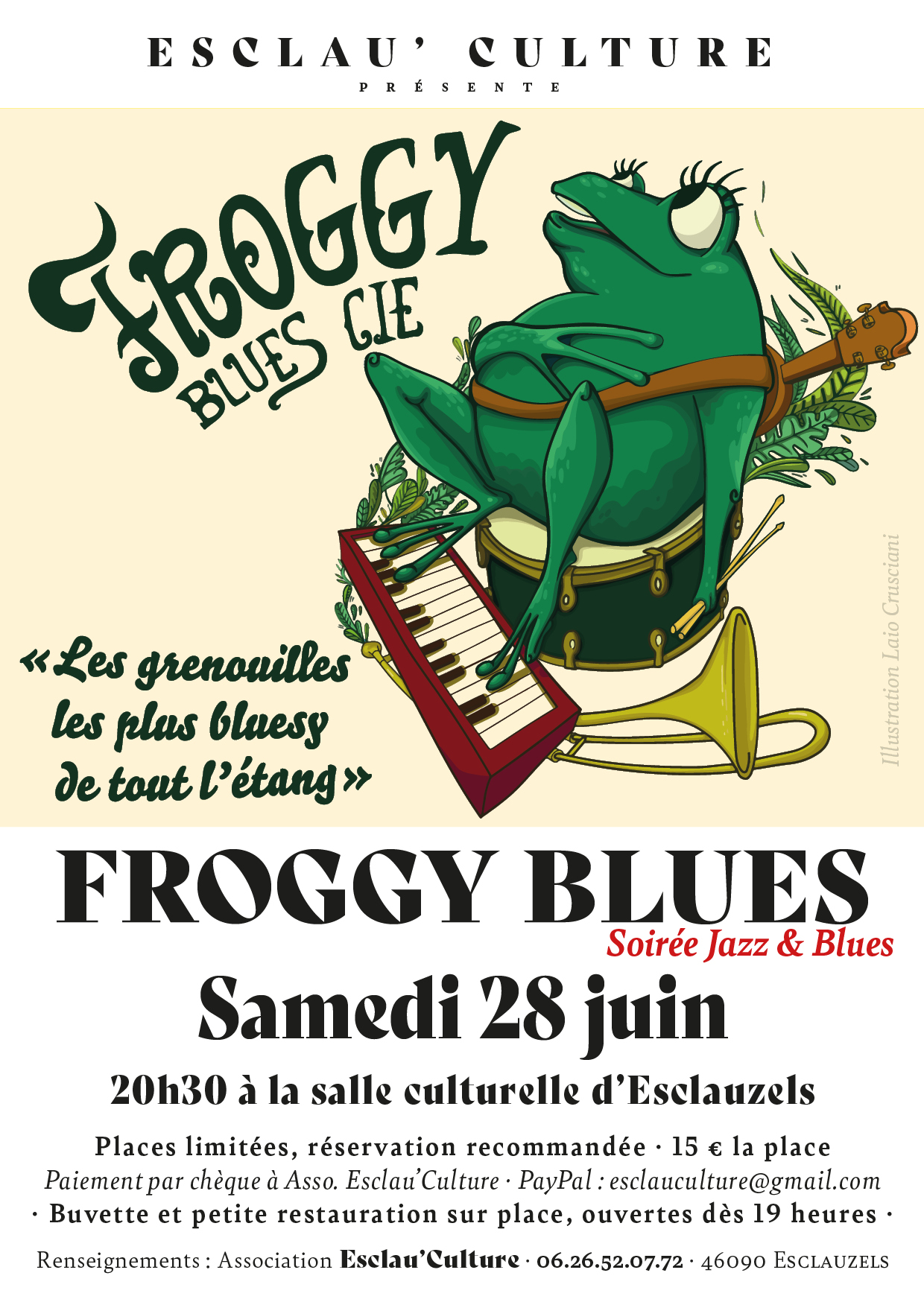 Figeac : Esclau'Culture : Froggy Blues Cie - Jazz