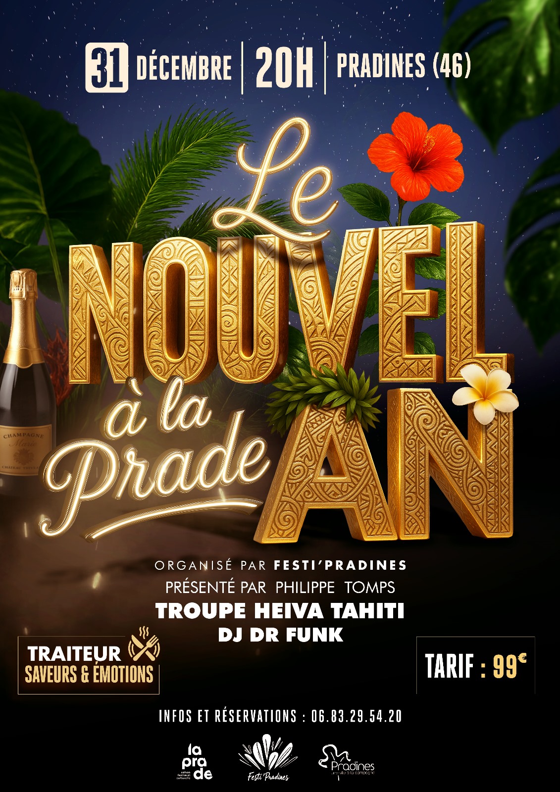 Figeac : Soirée du Nouvel An à La Prade