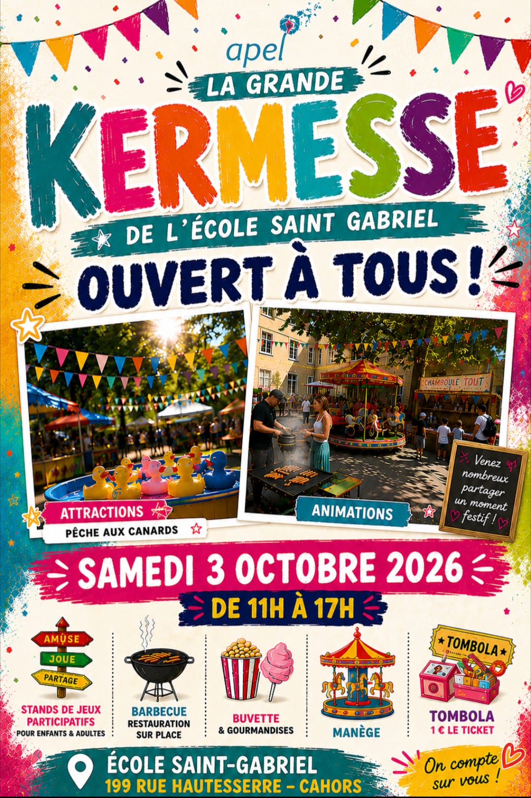 Figeac : kermesse de l'école Saint-Gabriel