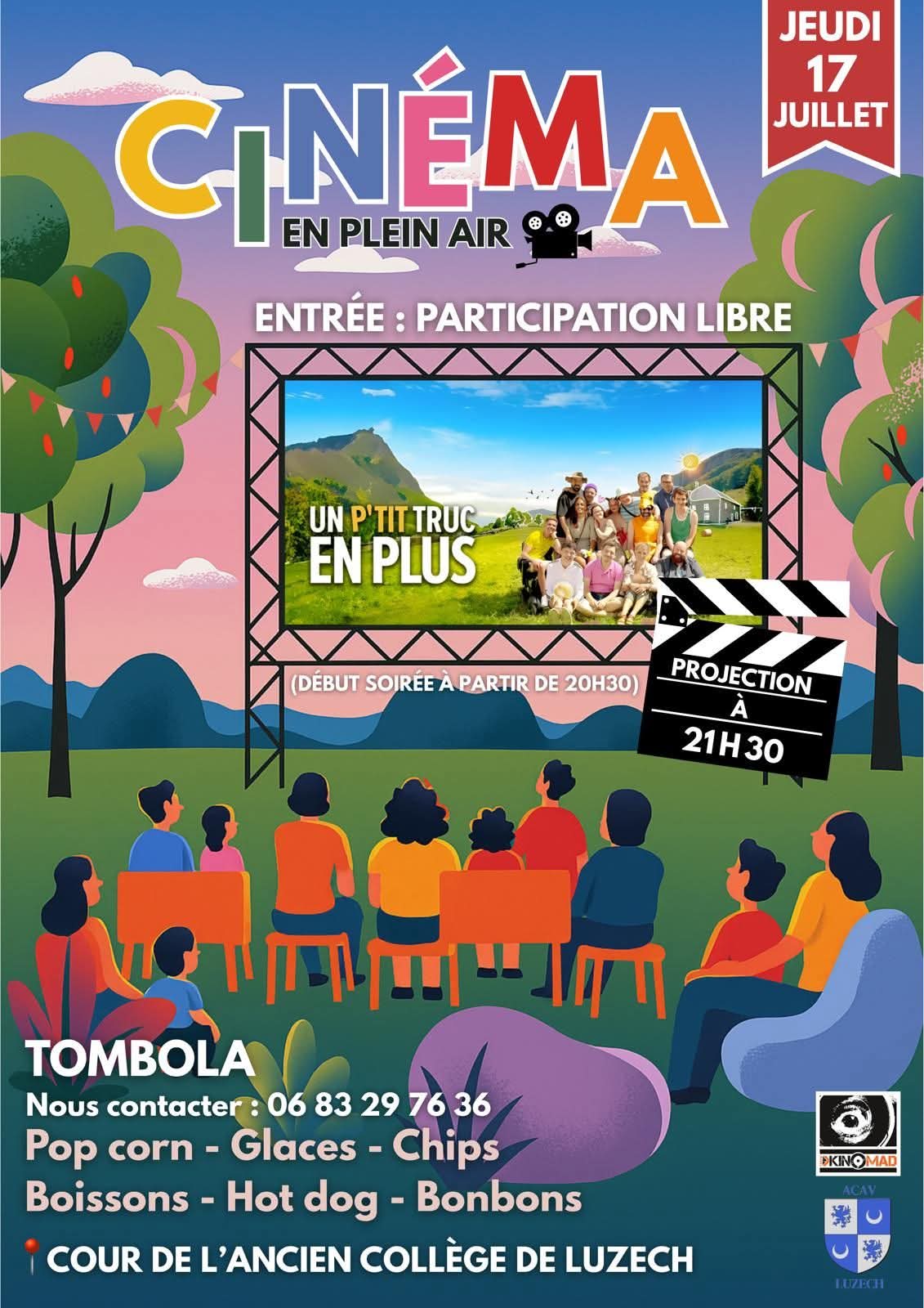 Figeac : Cinéma en plein air à Luzech