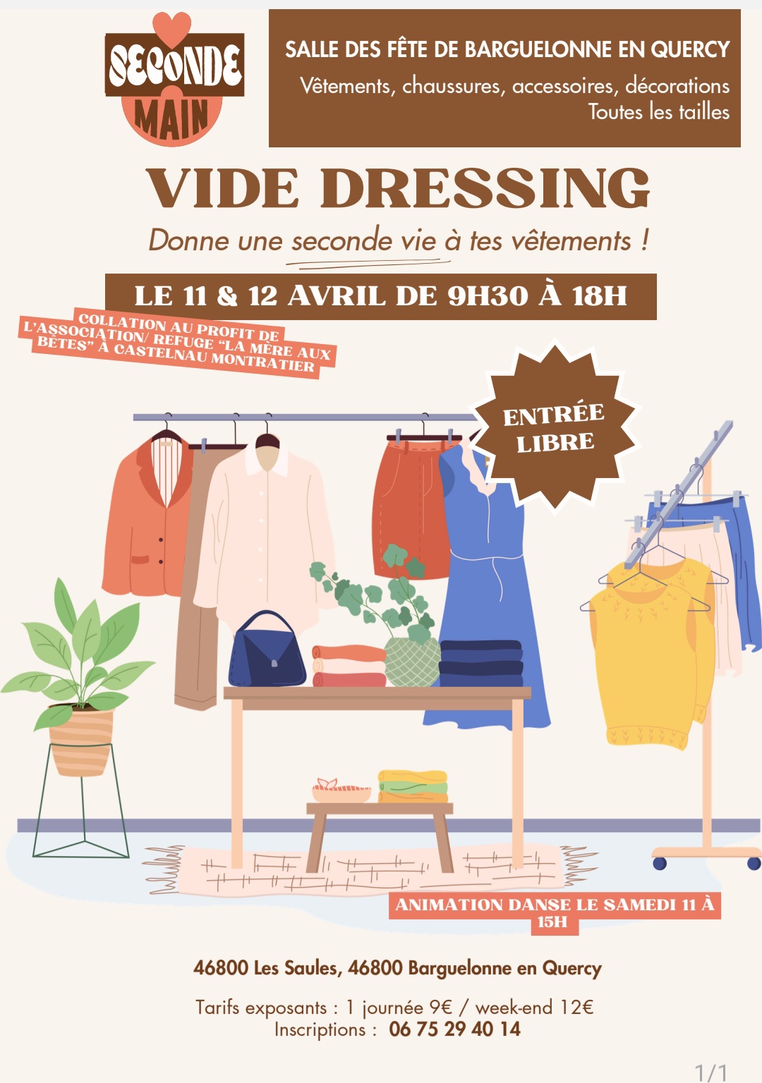 Figeac : Vide dressing à Barguelonne-en-Quercy