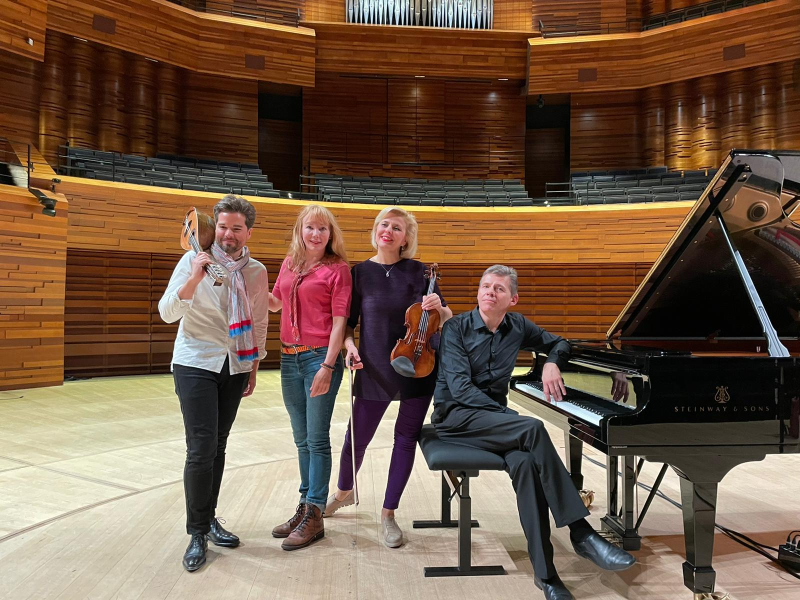 Figeac : «La Mandoline de Lviv» Conte pour mandoline, violon, récitante et piano  -  Les Musicales du Causse