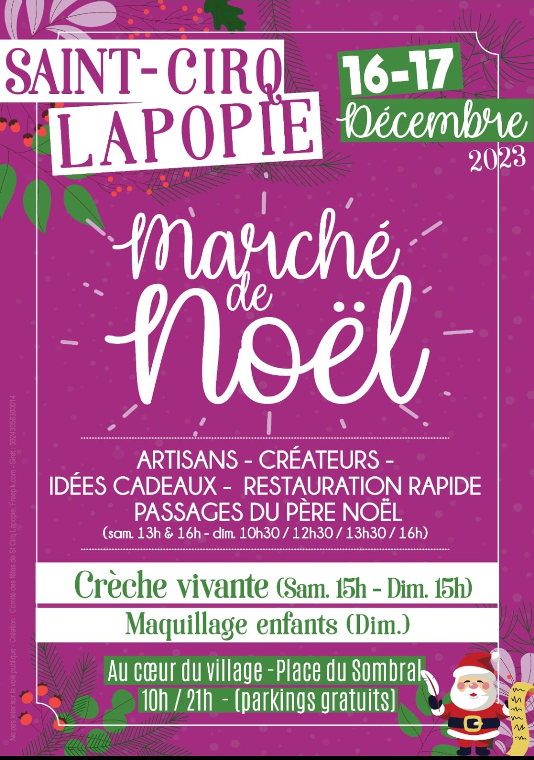 Figeac : Marché de Noël à Saint-Cirq Lapopie