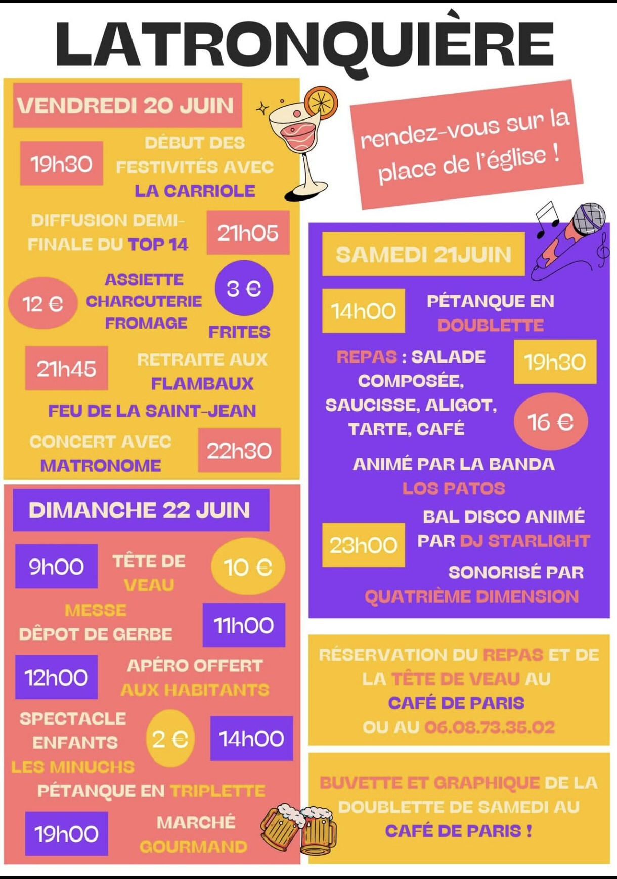 Figeac : Fête votive de Latronquière