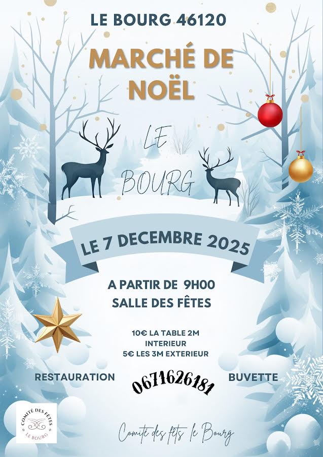 Figeac : Marché de Noël à Le Bourg