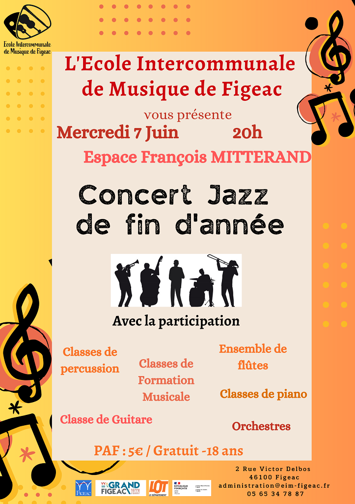 Figeac : Concert Jazz de fin d'Année