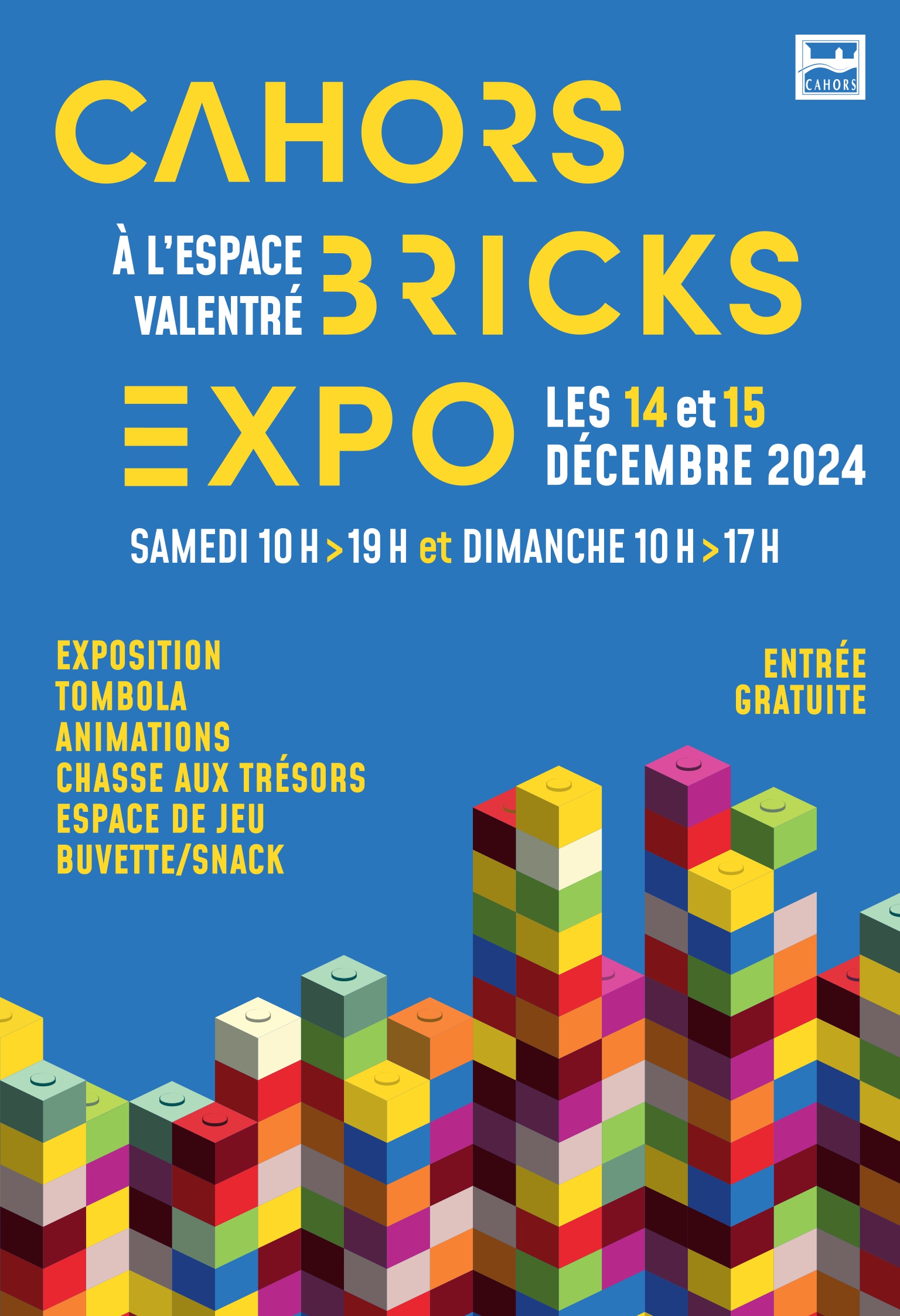 Figeac : Cahors Bricks Expo - Exposition au Grand Palais