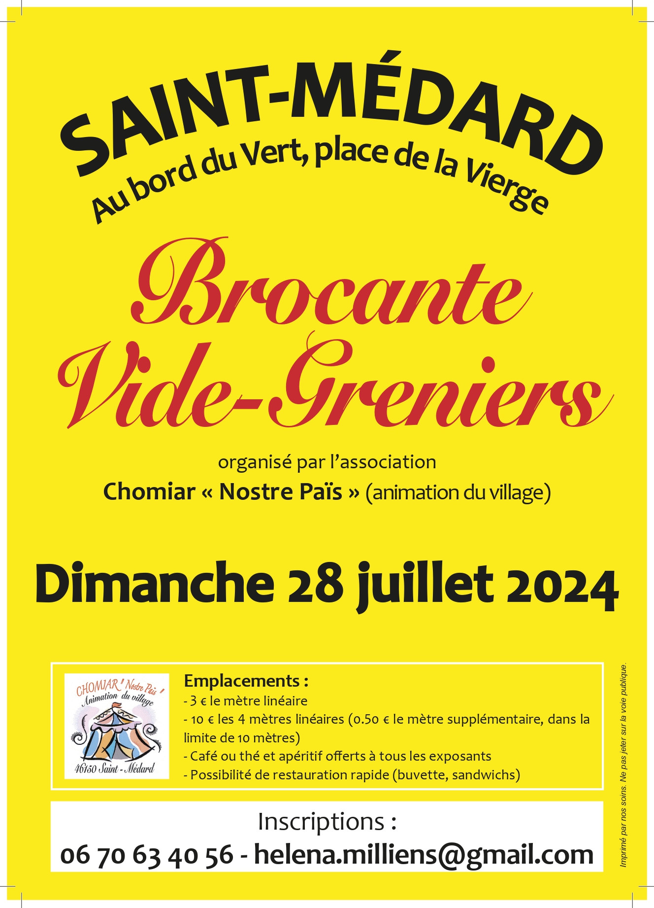 Figeac : Brocante /Vide-Greniers à Saint-Médard
