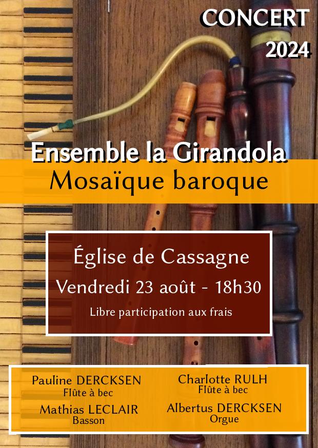 Figeac : Concert de la Girandola à Cassagnes