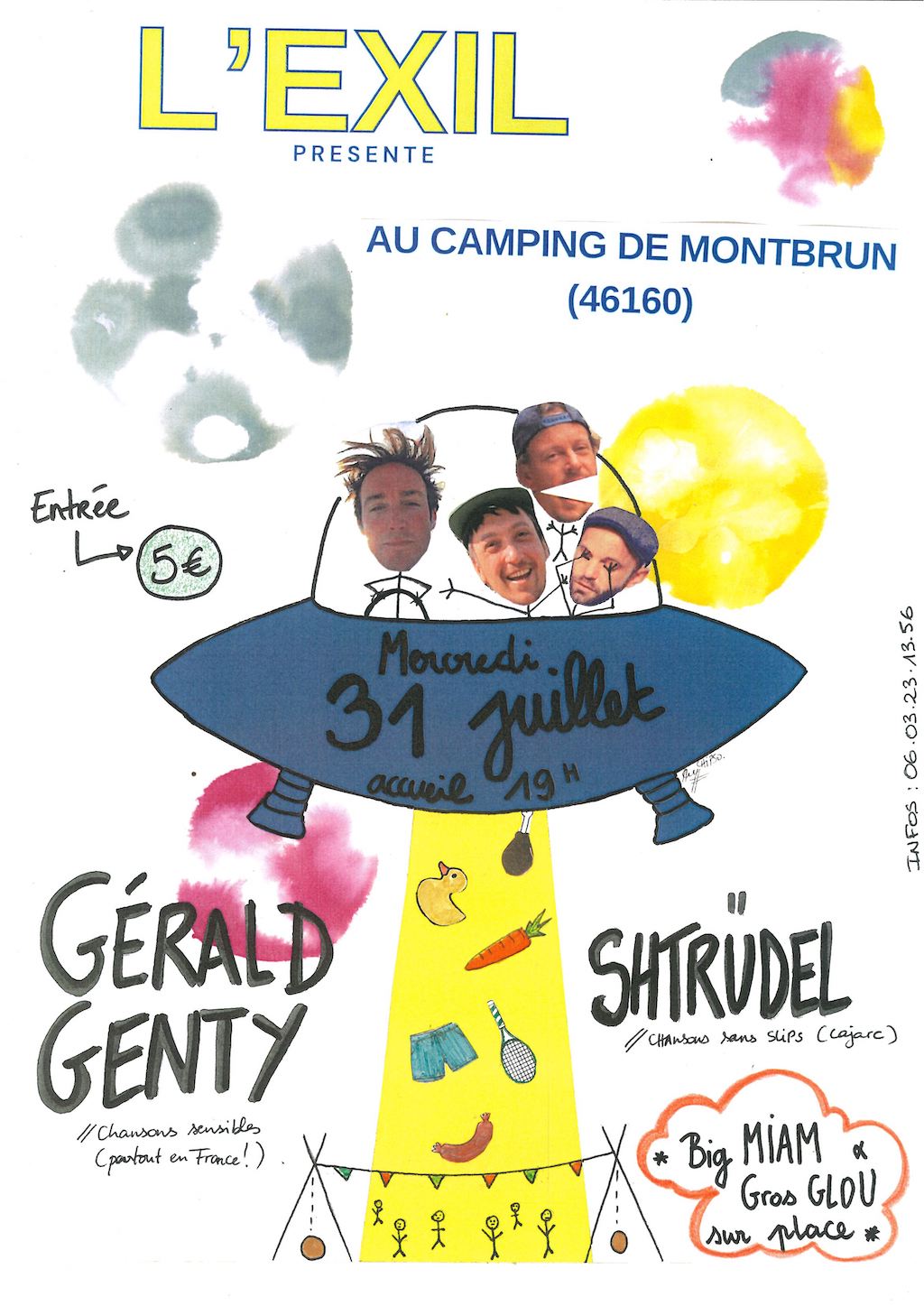 Figeac : Concert l'Exil au camping à Montbrun