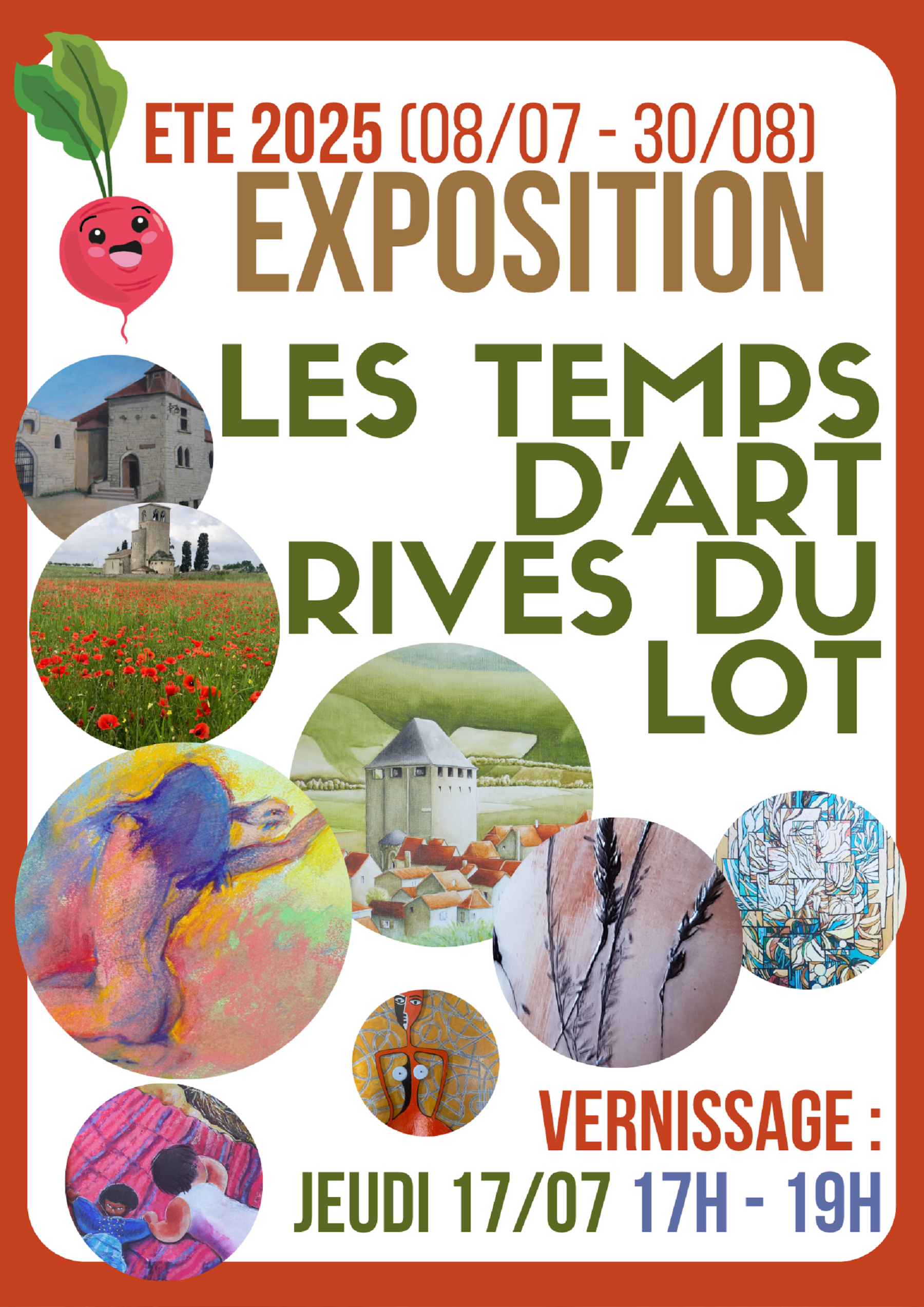 Figeac : Exposition Les Temps d’Art – Rives du Lot à Figeac